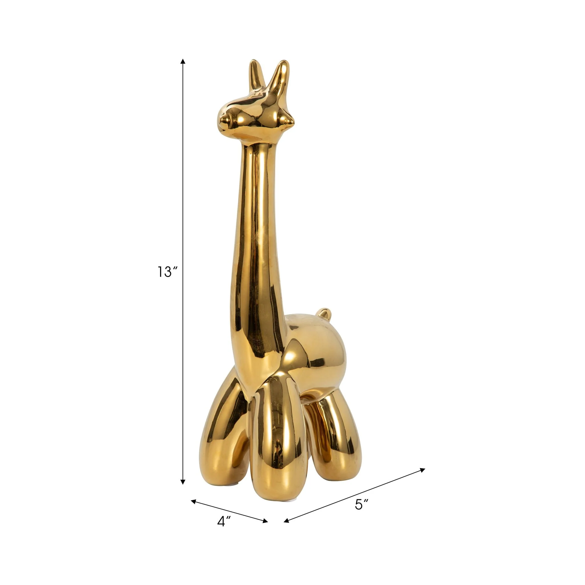 Gold Giraffe Balloon Animal - Image 8