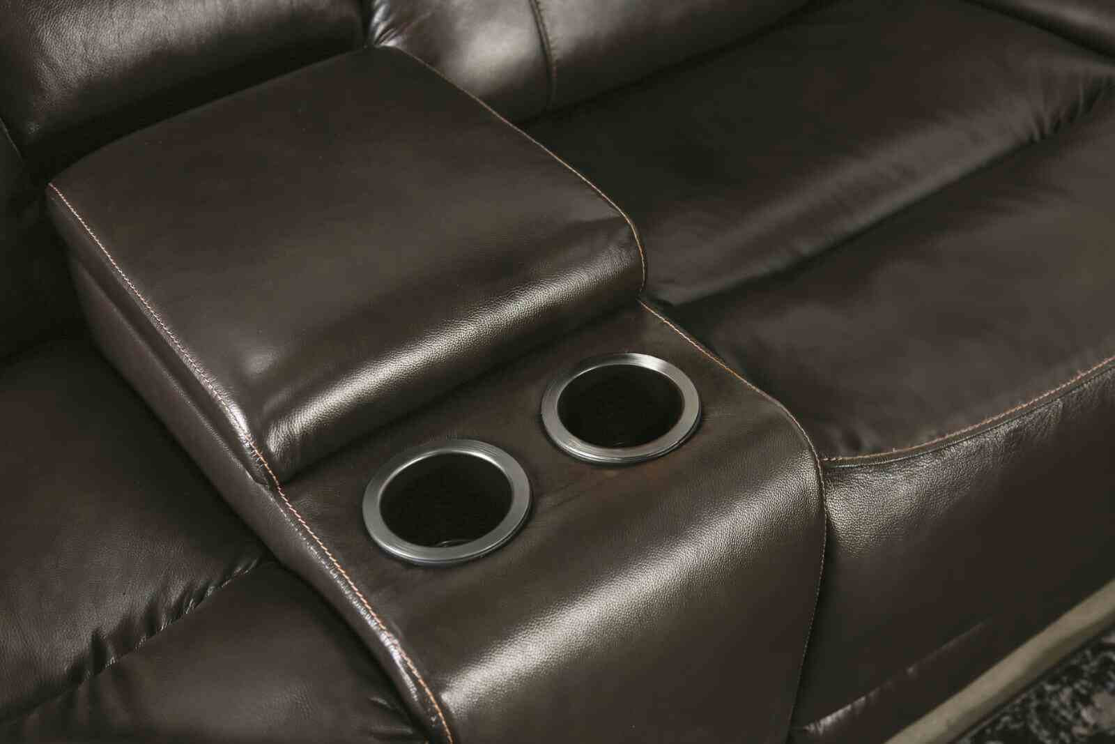 Gorgius Power Sectional, Espresso - Image 5