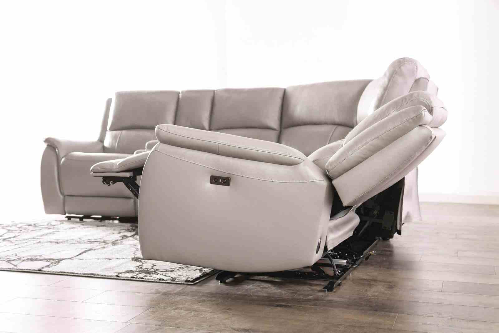 Gorgius Power Sectional, Light Gray - Image 7