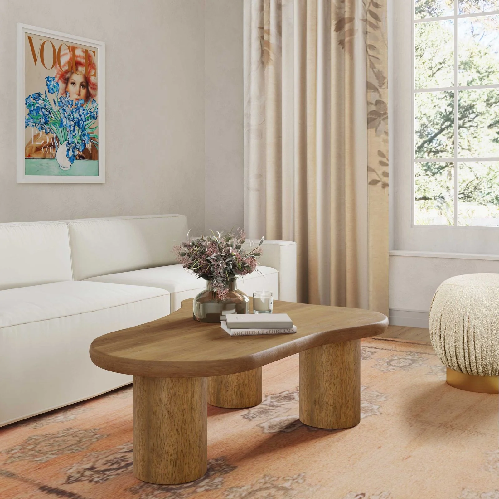 Gotham Cognac Coffee Table - Image 2