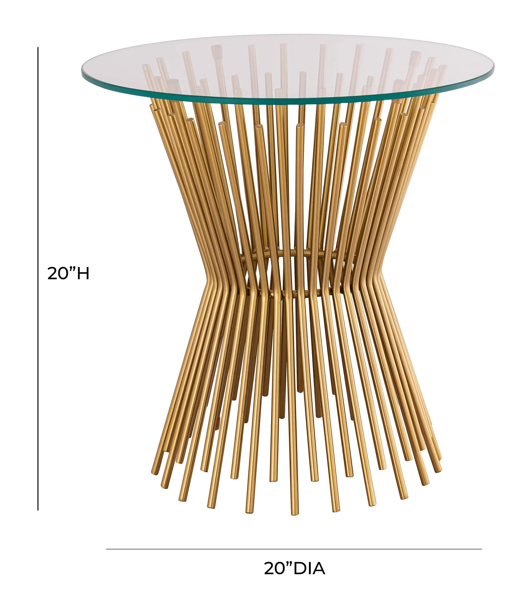 Grace Glass Side Table - Image 6