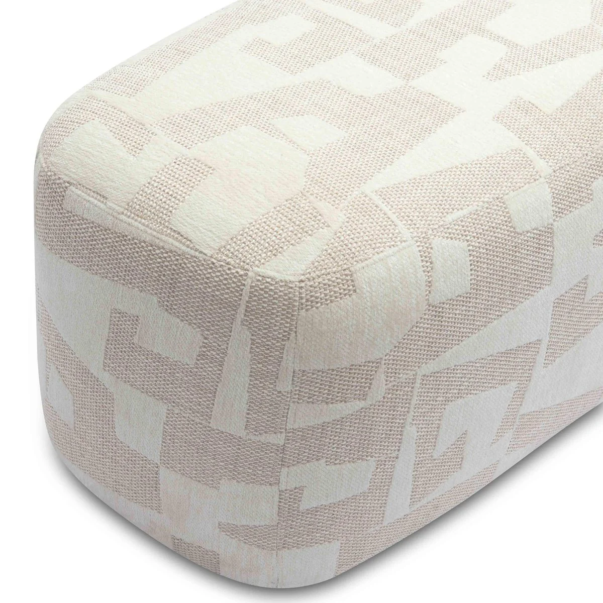 Graceland Cream Jacquard Bench - Image 5