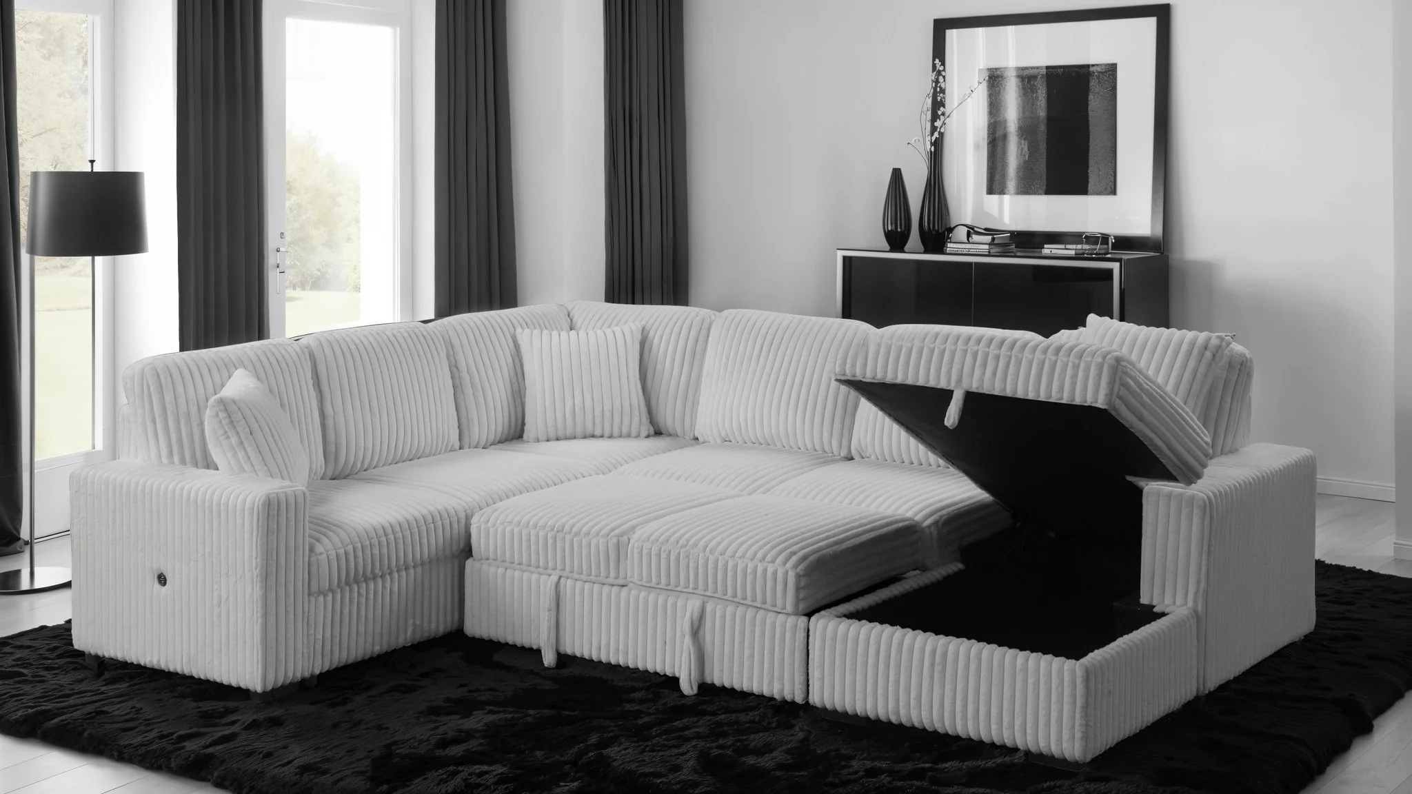 Grande Sectional Gray - Image 2