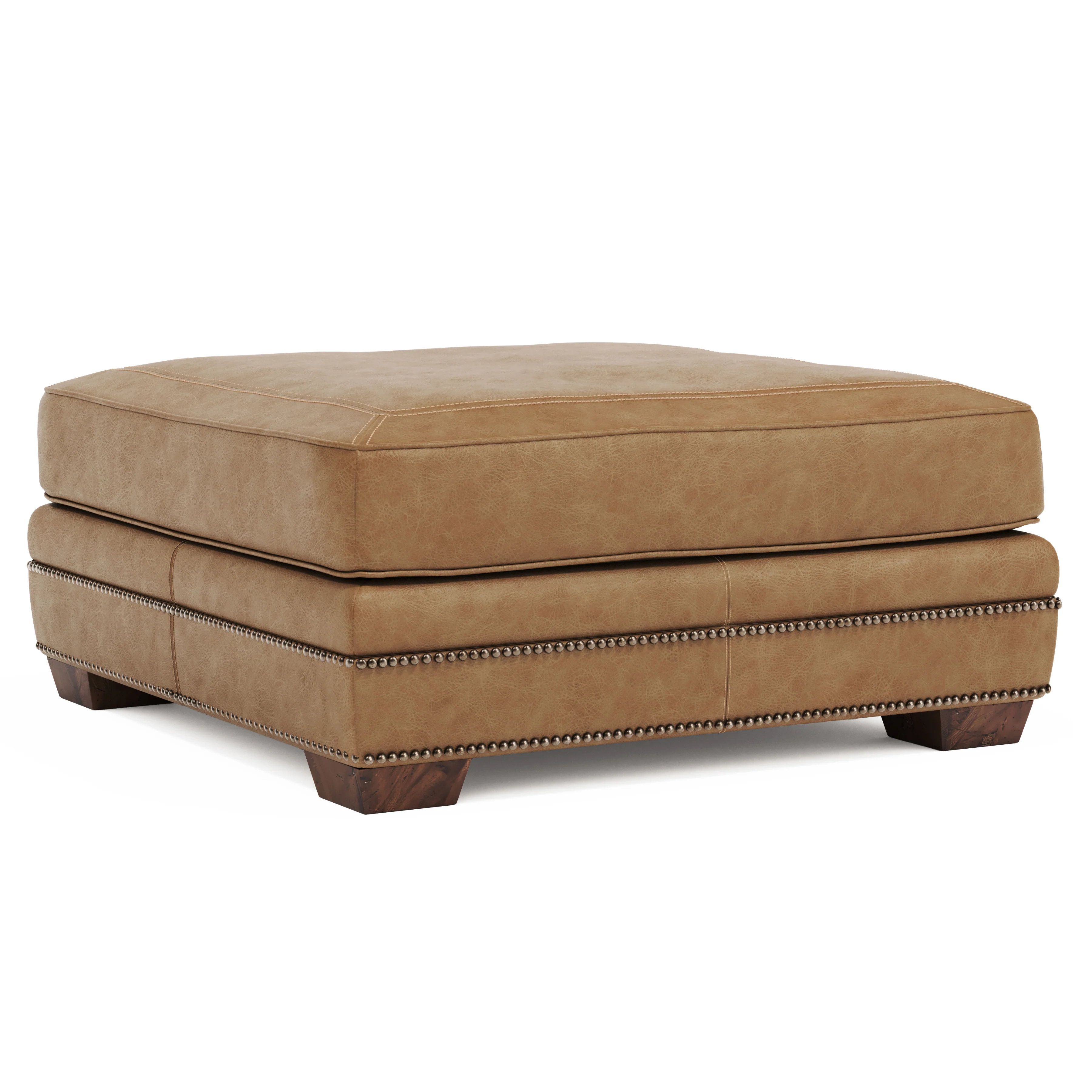 Grandview Leather Ottoman - Image 10