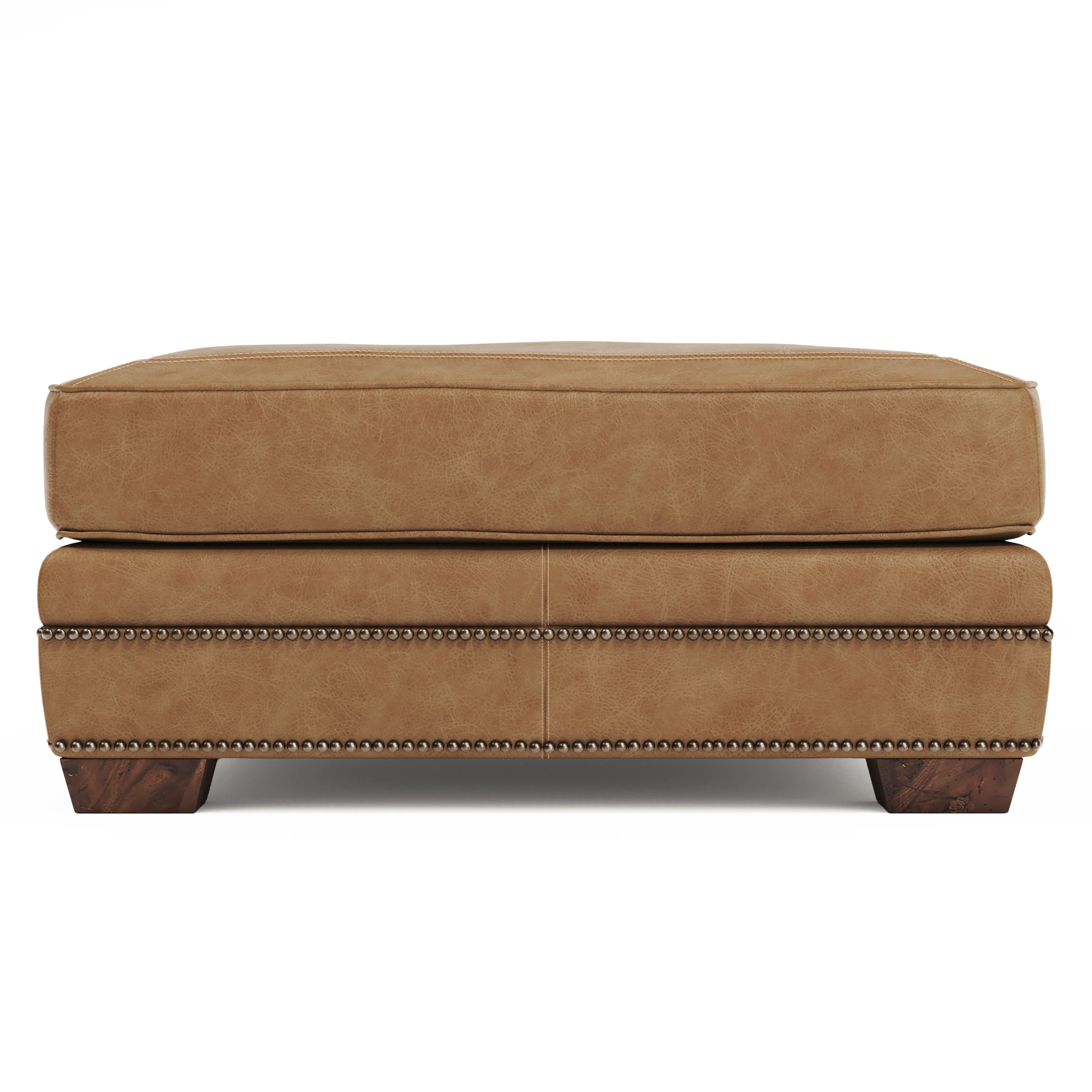 Grandview Leather Ottoman - Image 5