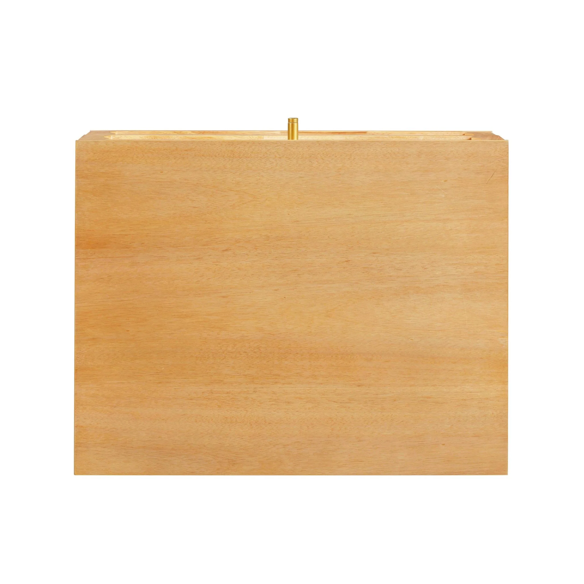Grappa Natural Wood & Raffia Wavy Nightstand - Image 7