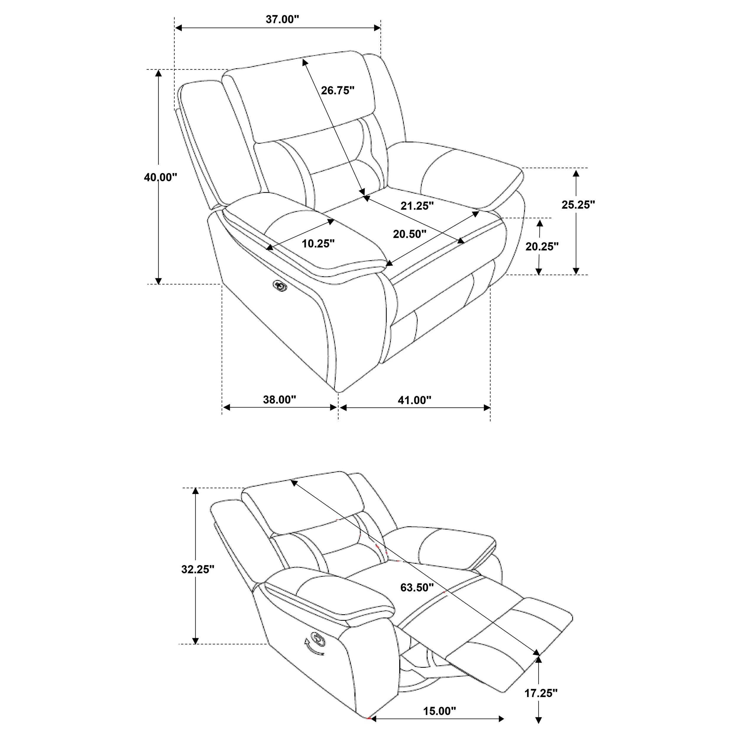Greer Reclining Sofa Set - Image 60