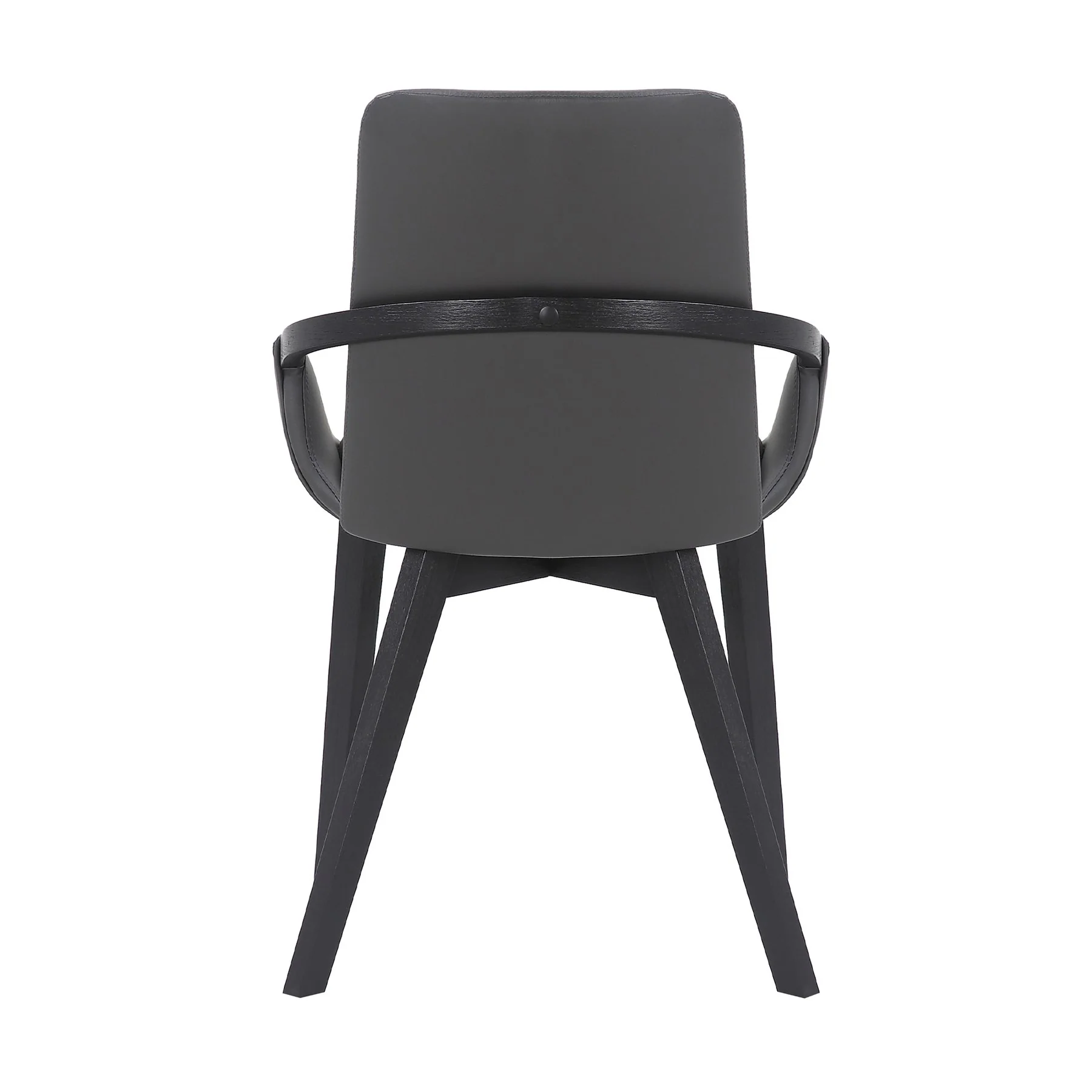 Greisen Modern Gray Wood Dining Room Chair - Image 5