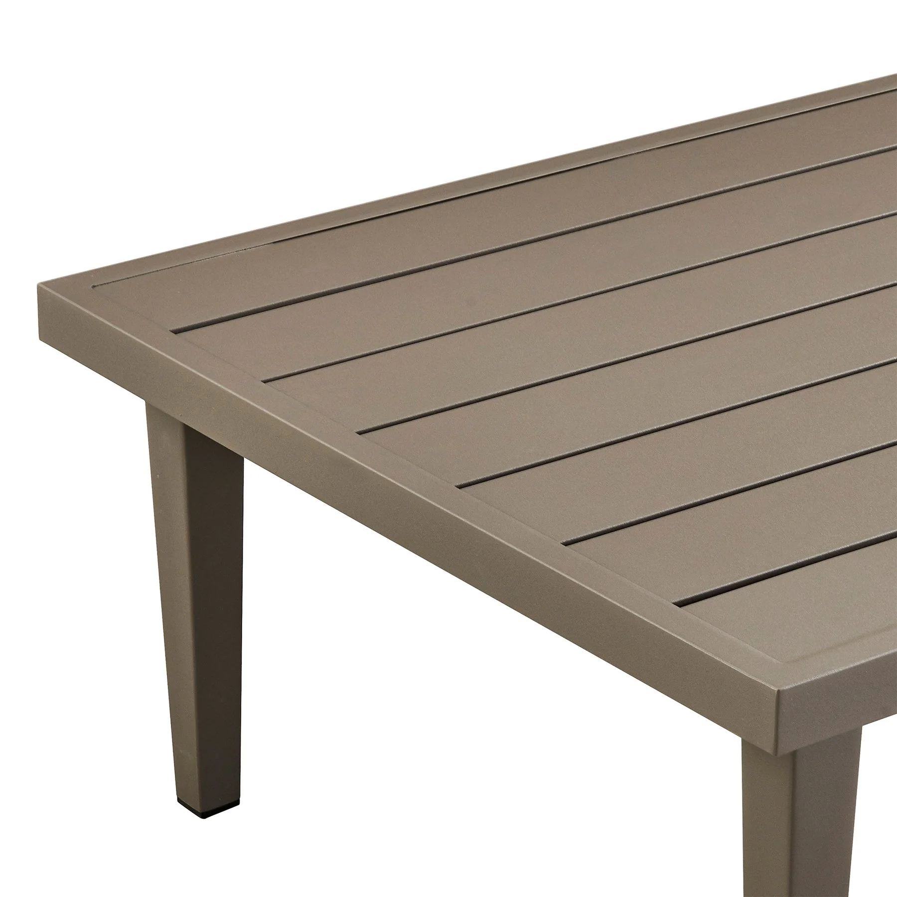 Grenada 4 Piece Outdoor Gray Fabric and Wicker Conversation Set - Image 7