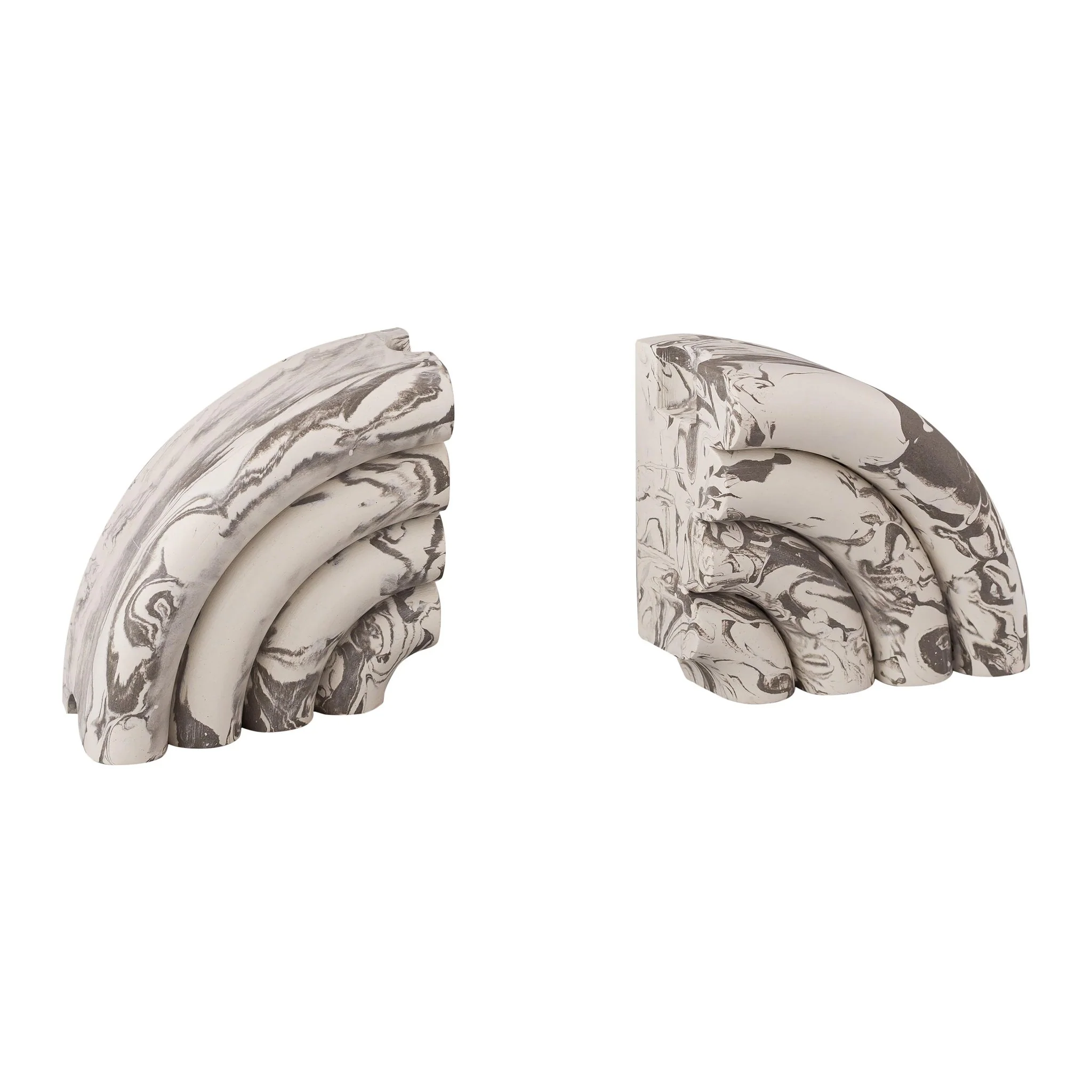 Grey Marble Bookends - Set of 2 - Image 5
