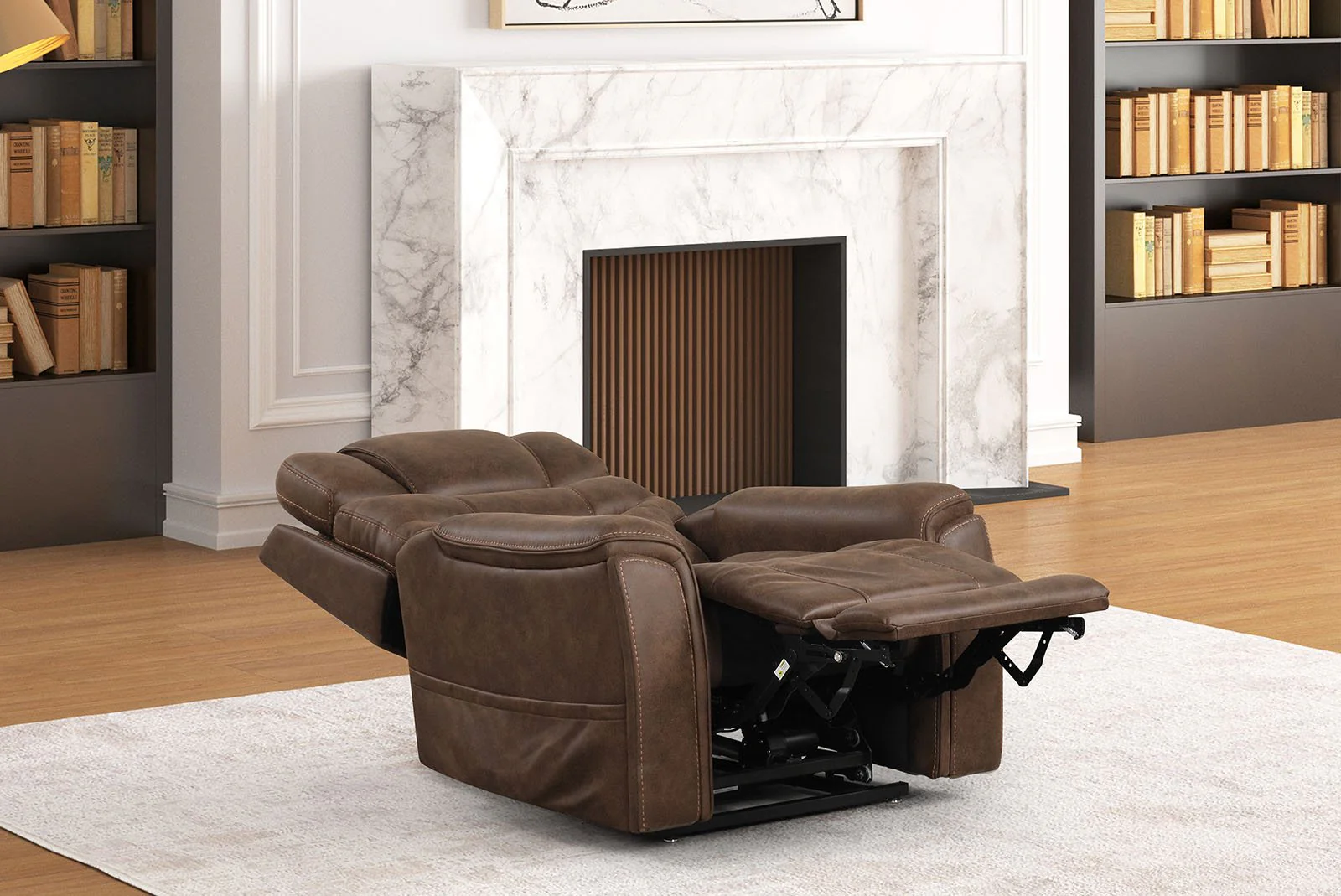 Guinevra Lift Chair, Walnut - Image 3