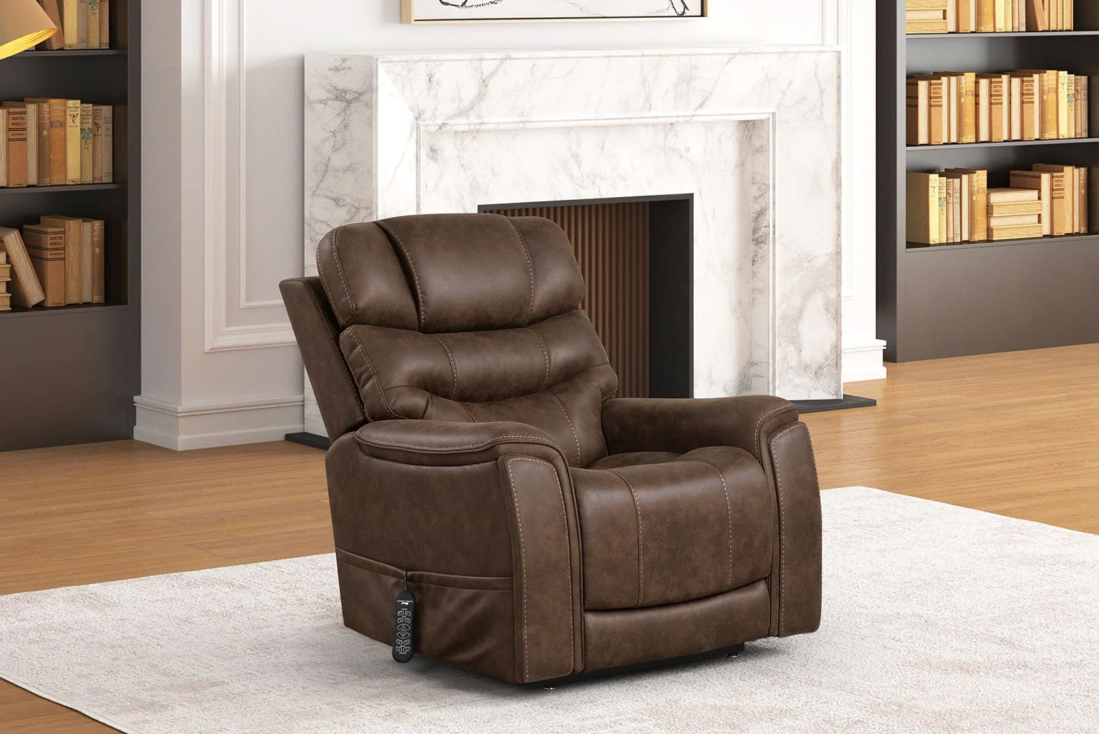 Guinevra Lift Chair, Walnut - Image 4