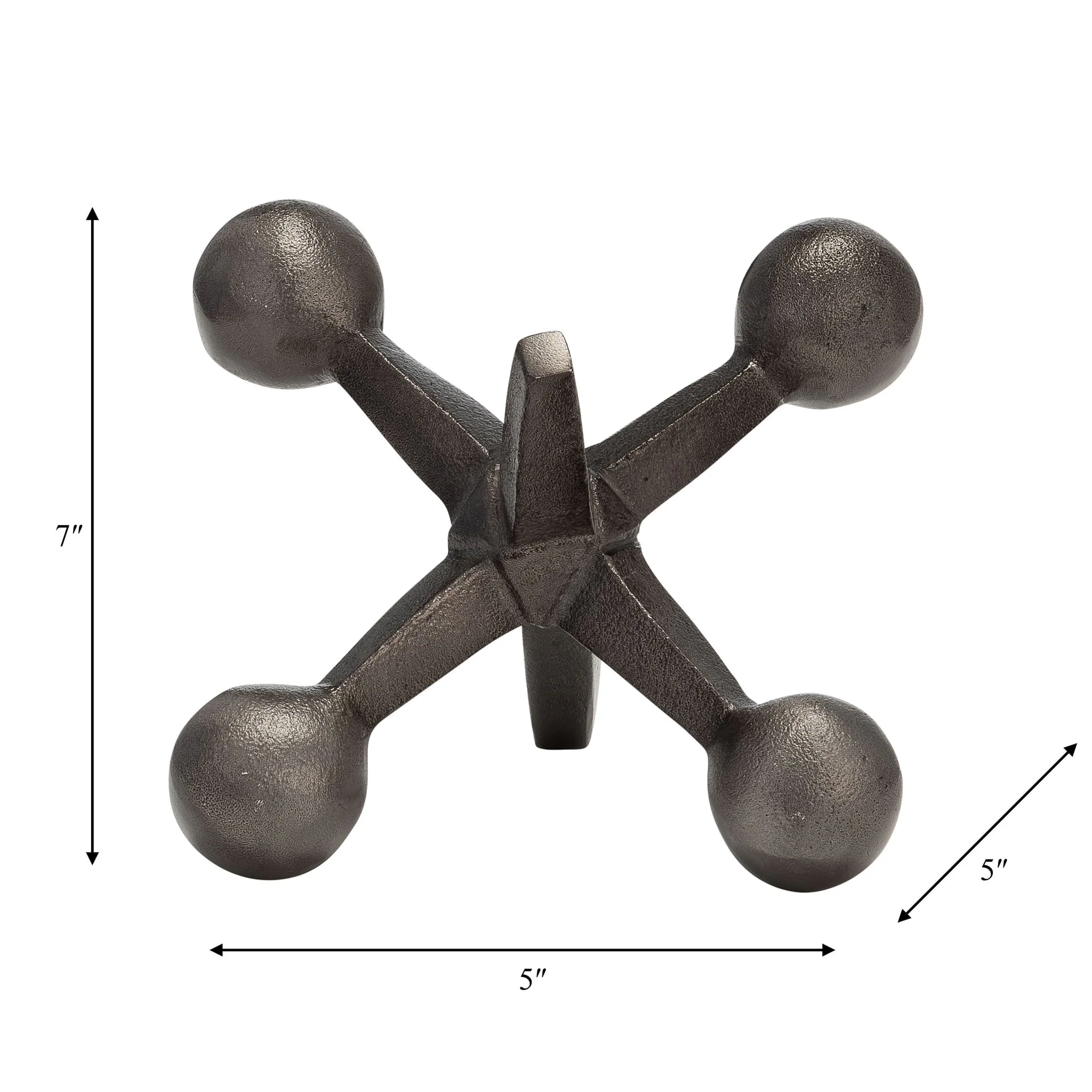 Gun Metal Jacks Decor, 5 - Image 2