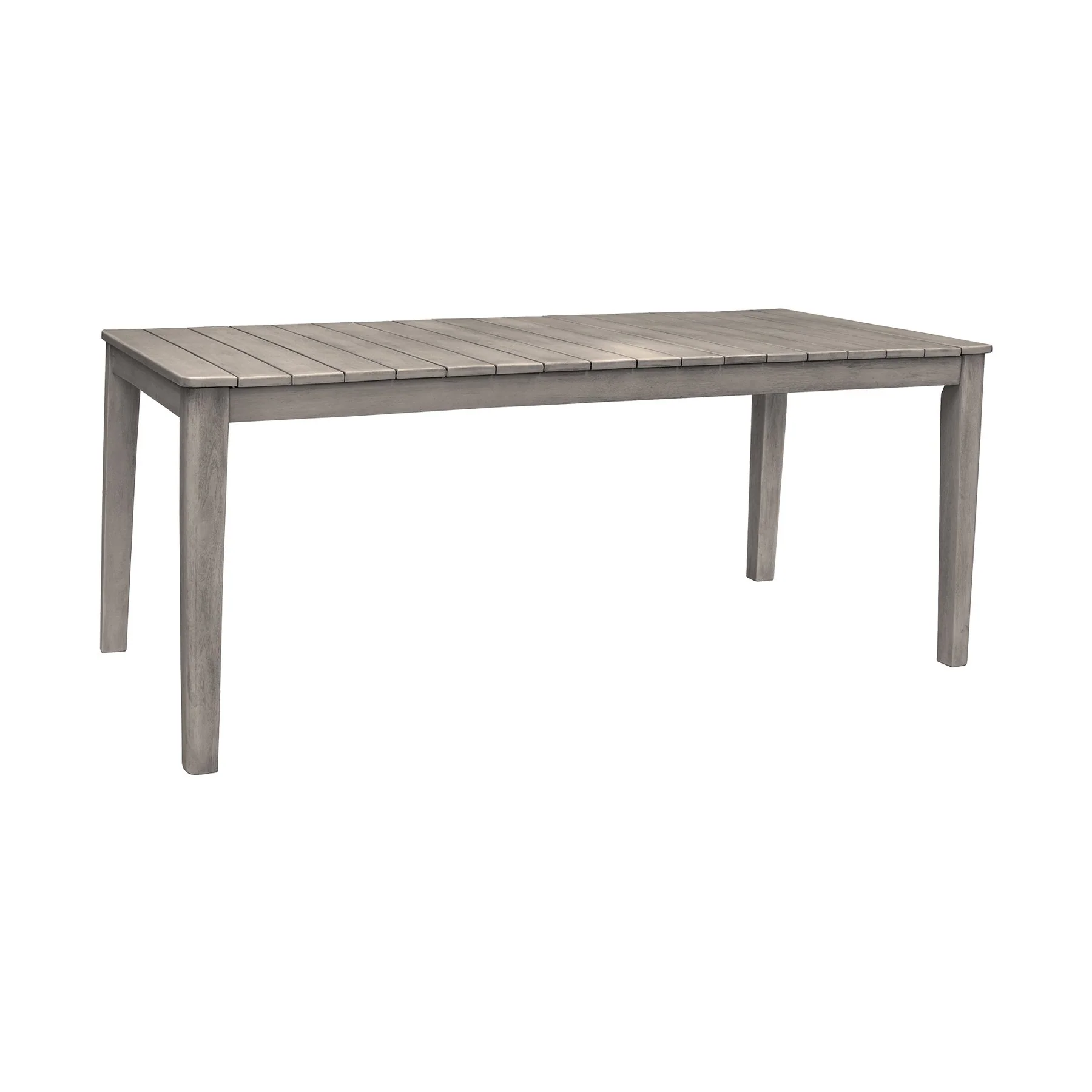 Haiti 7-Piece Patio Outdoor Dining Set in Gray Acacia Wood and Rope - Image 3