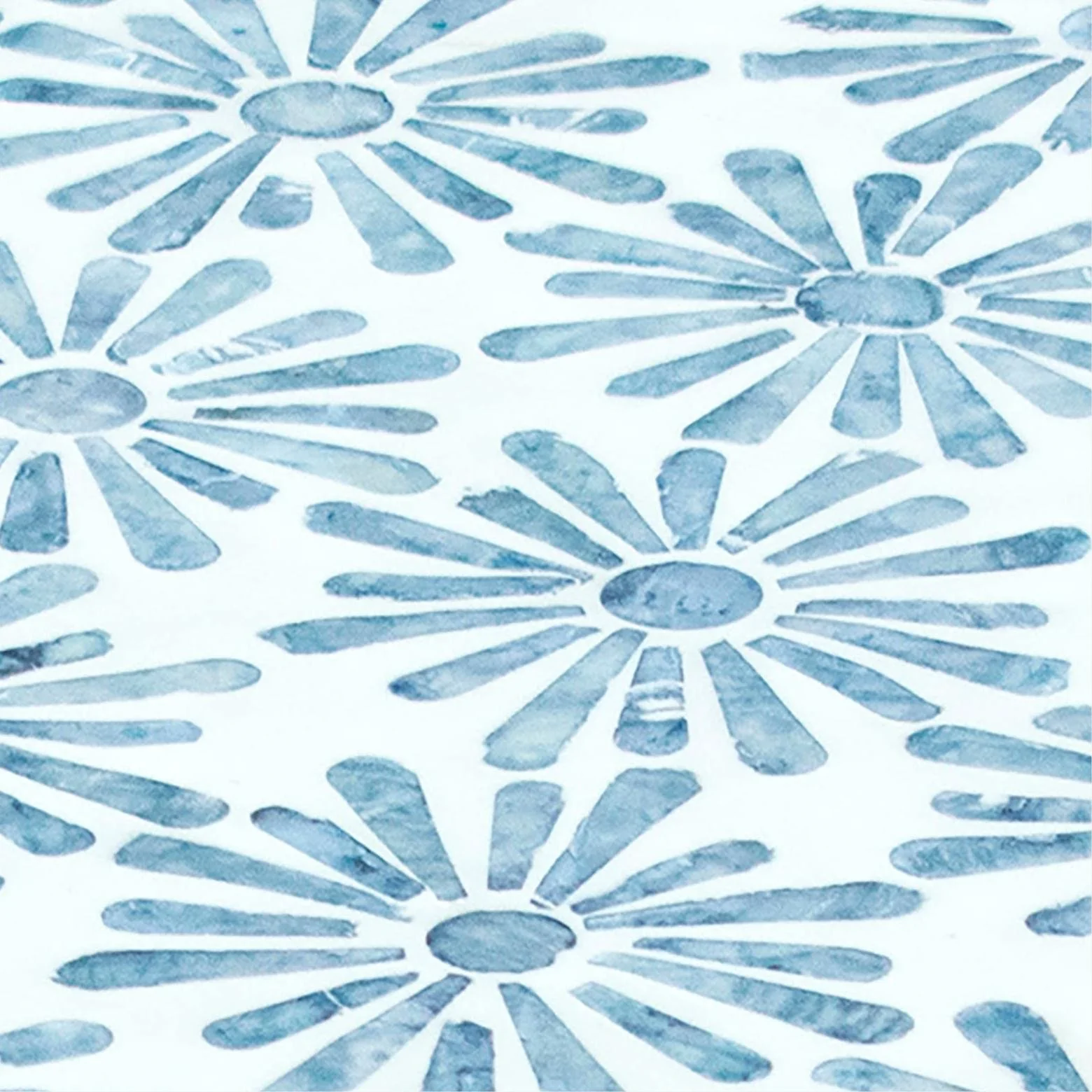 Halio Blue Floral Shell Side Table - Image 7