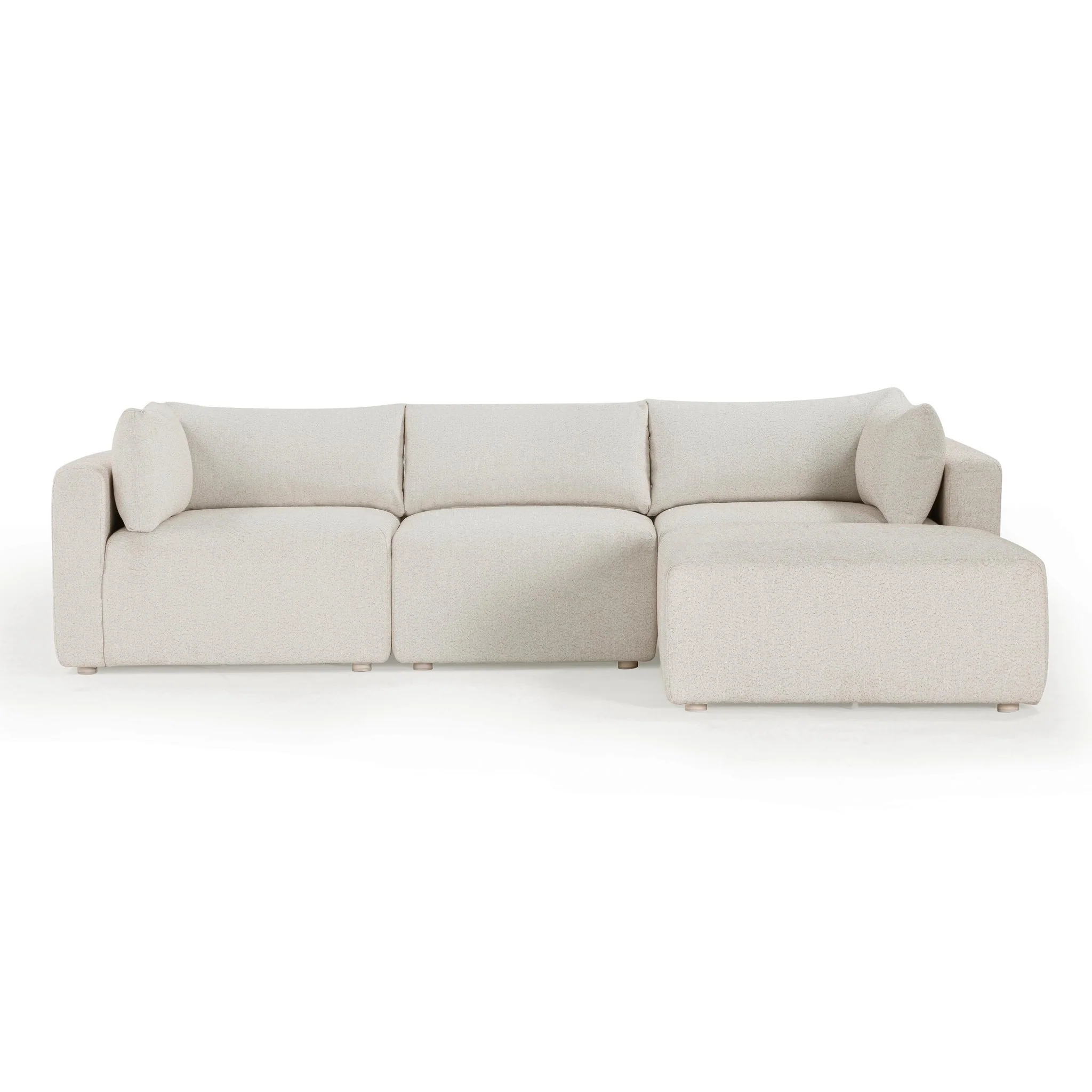Hangover Cream Outdoor Modular Sectional - Image 8