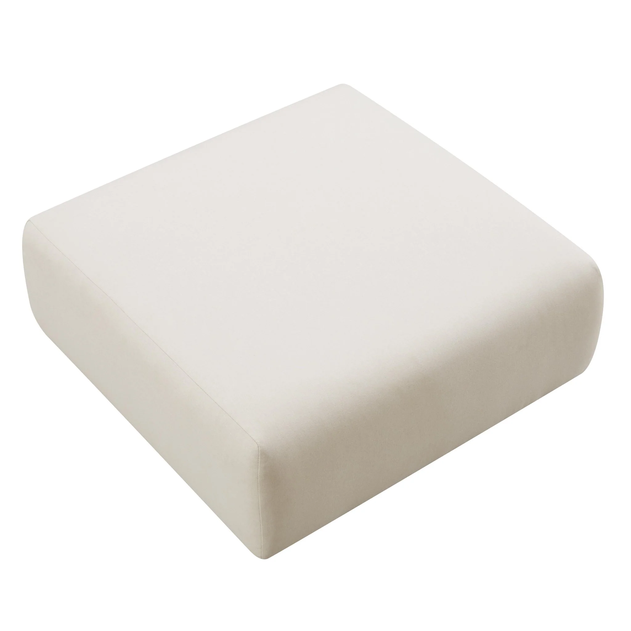 Hangover Cream Performance Linen Ottoman - Image 4