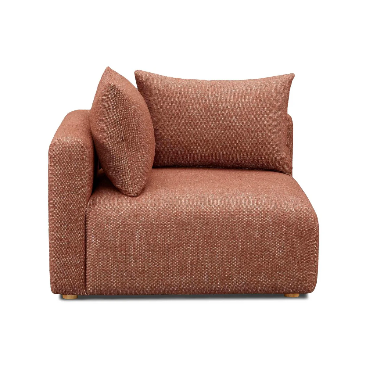 Hangover Sedona Red Textured Fabric Modular Corner Chair - Image 3