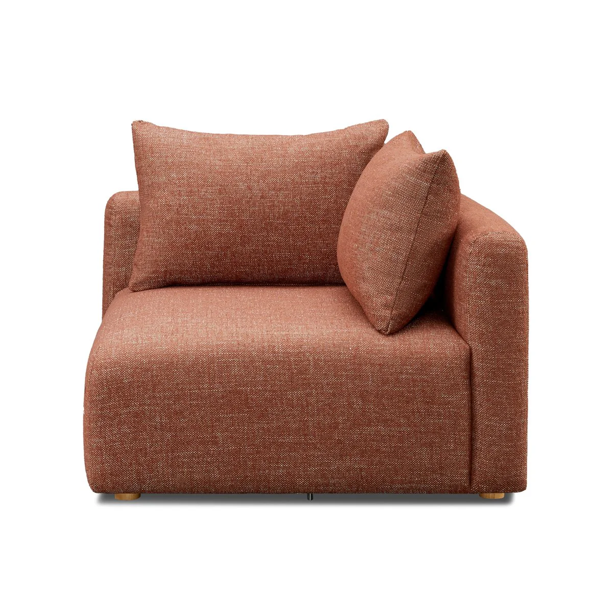 Hangover Sedona Red Textured Fabric Modular Corner Chair - Image 4