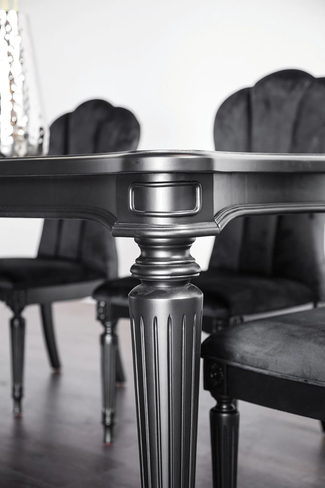 Hannoria Dining Table, Black - Image 2