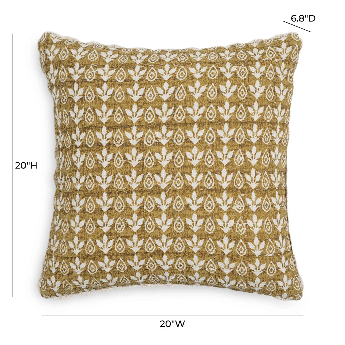 Harvest Printed Cotton 20 Inch Accent Cushion - Image 13
