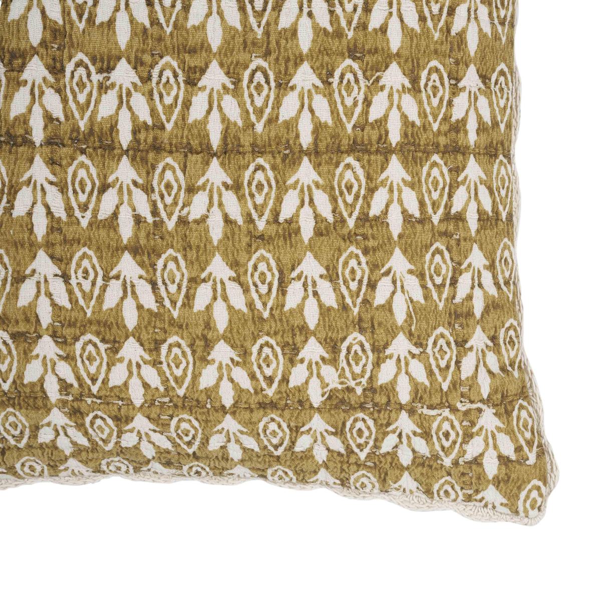 Harvest Printed Cotton Accent Cushion - COVER - Image 4