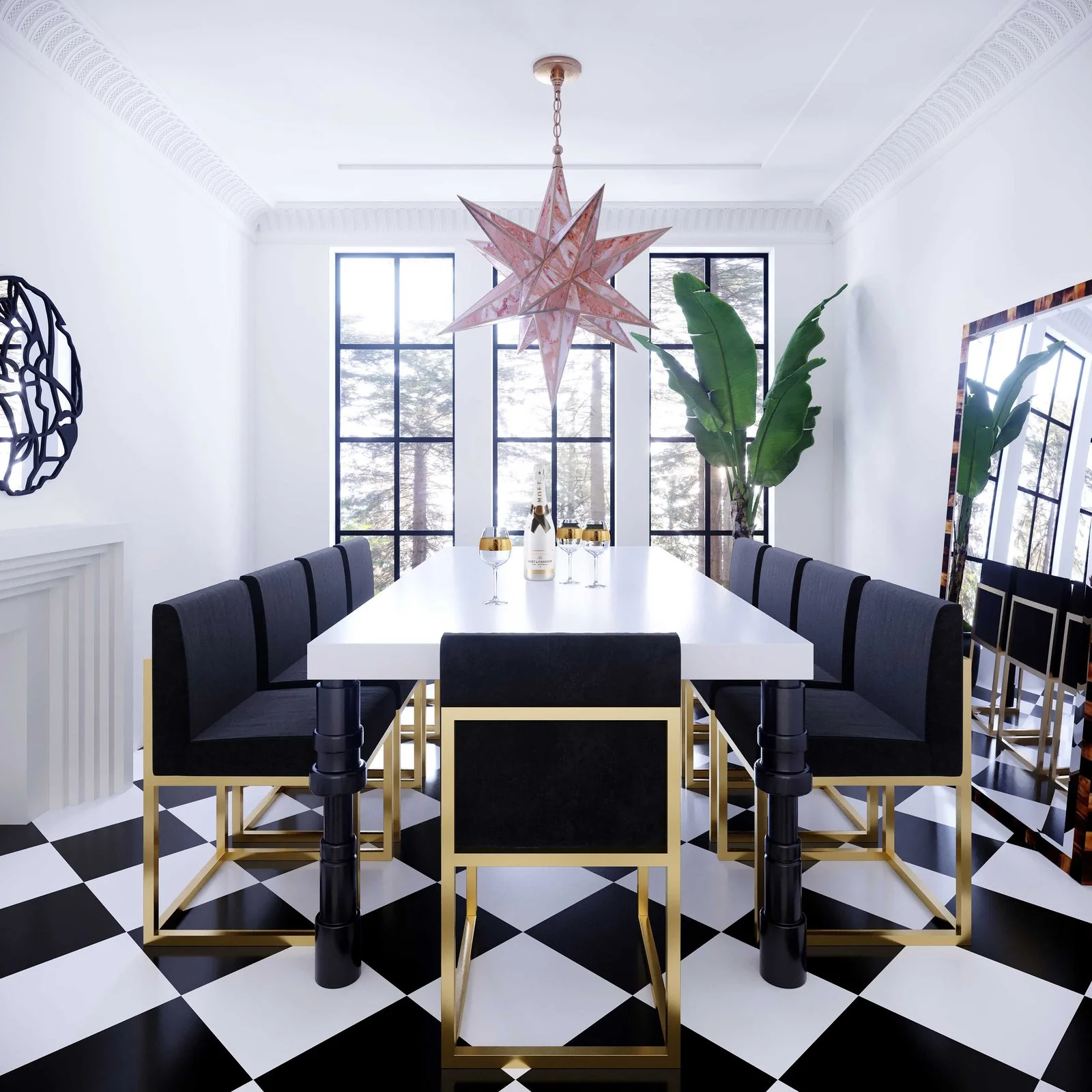 Haute Black Velvet Chair - Image 2