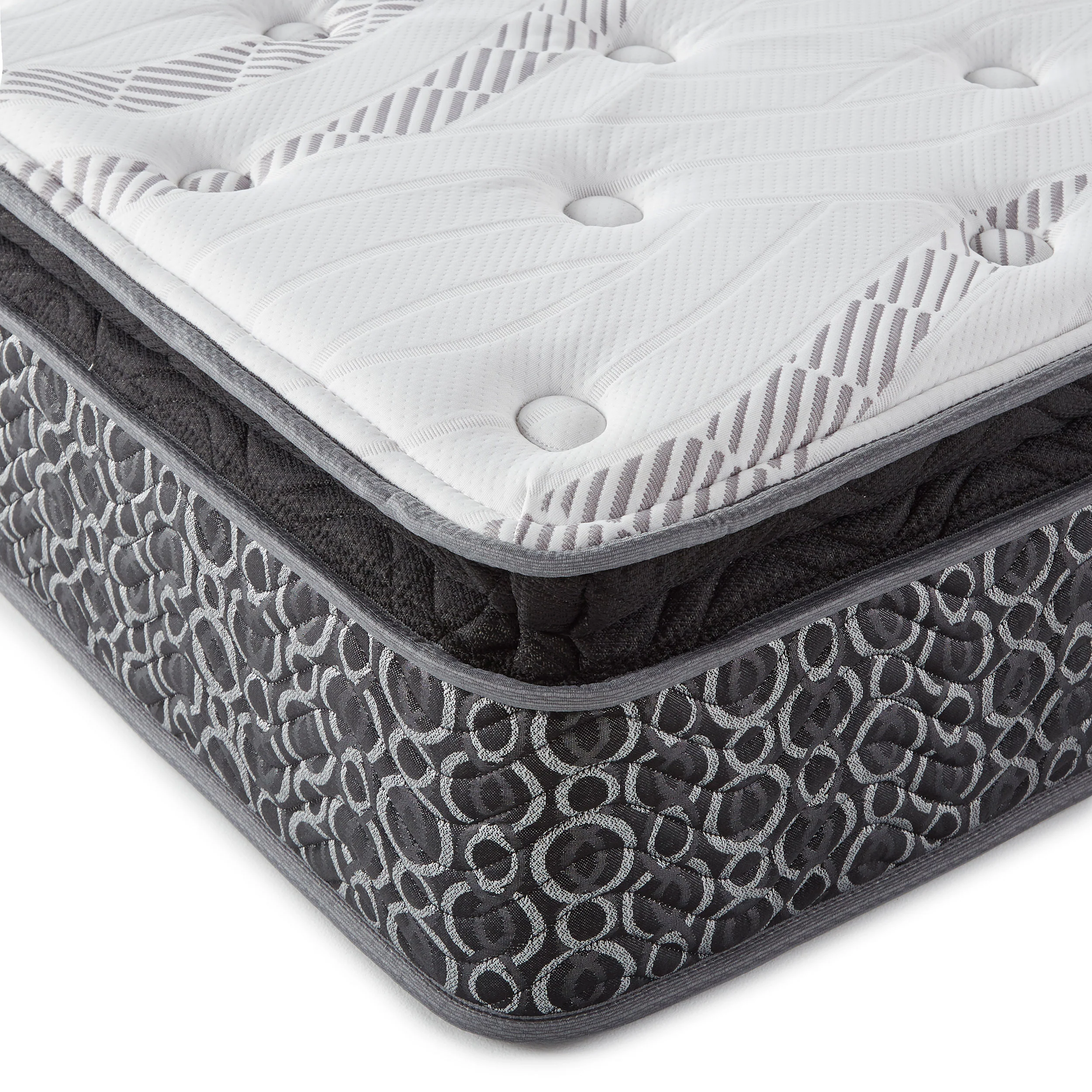 Hayes Medium Plush Pillow Top Hybrid Mattress - Image 2
