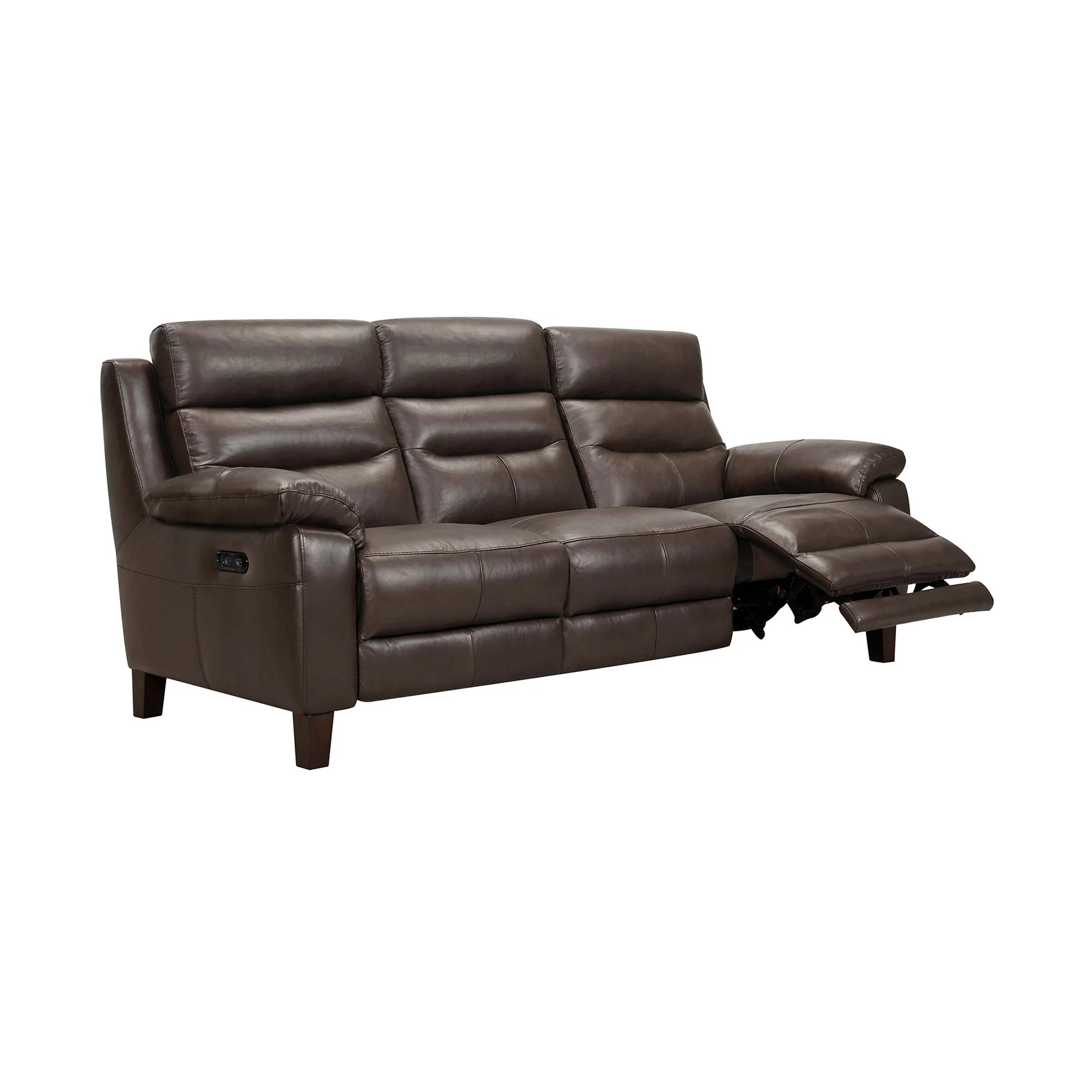 Hayward 82" Espresso Genuine Leather Power Reclining Sofa - Image 2