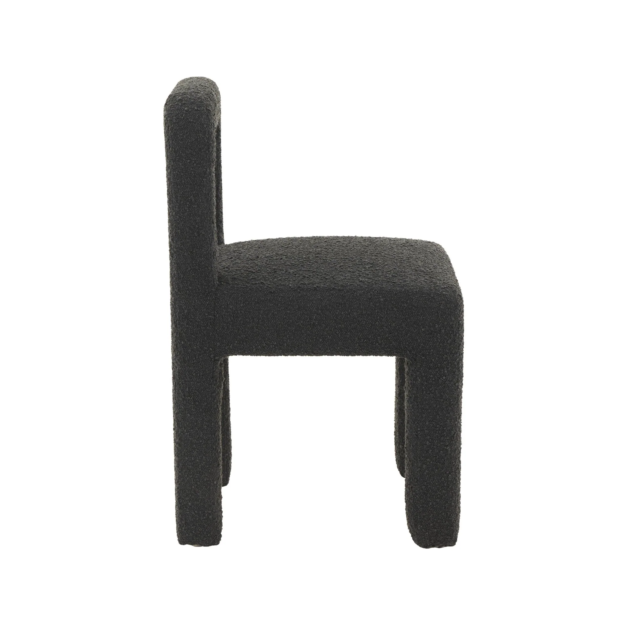 Hazel Black Boucle Dining Chair - Image 4