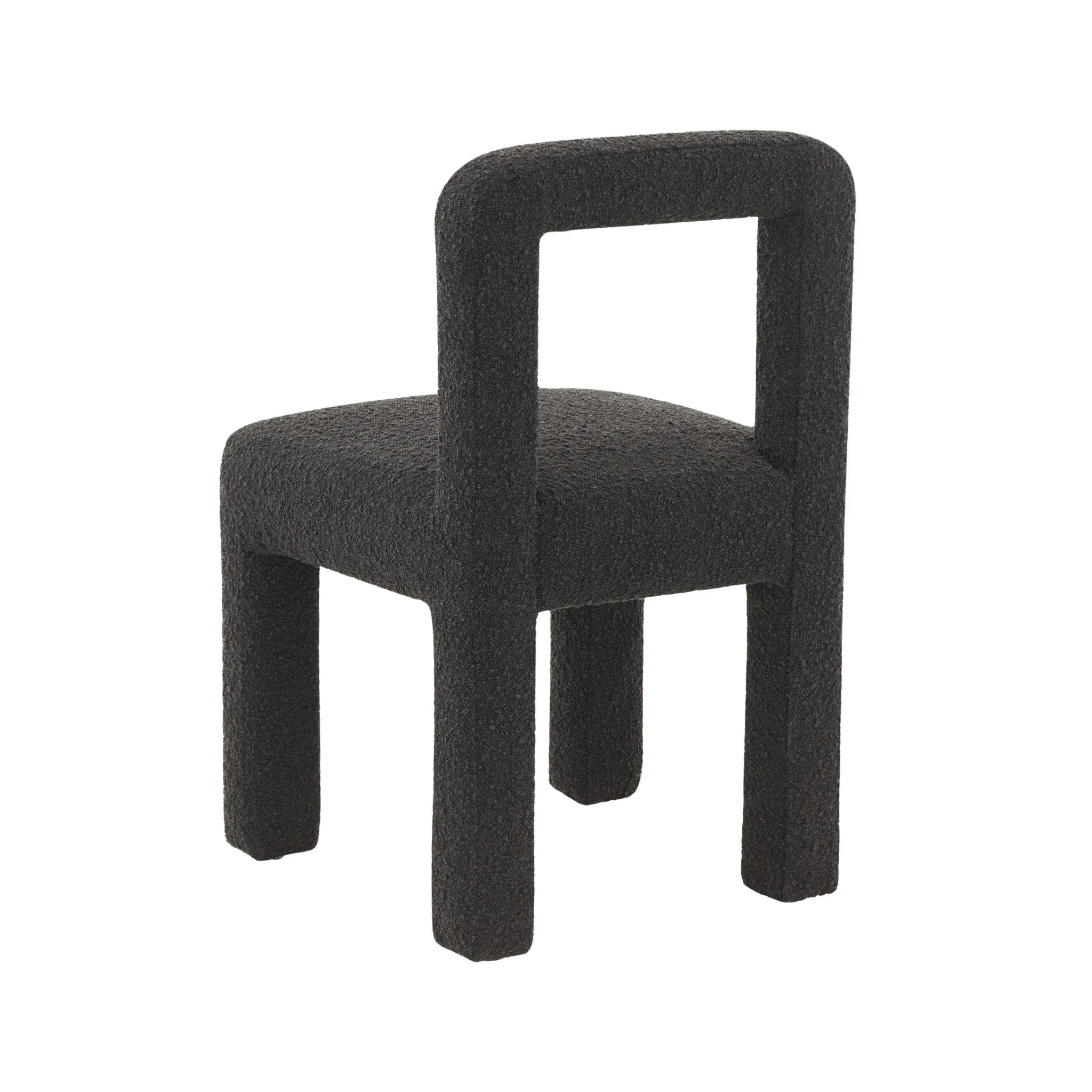 Hazel Black Boucle Dining Chair - Image 5