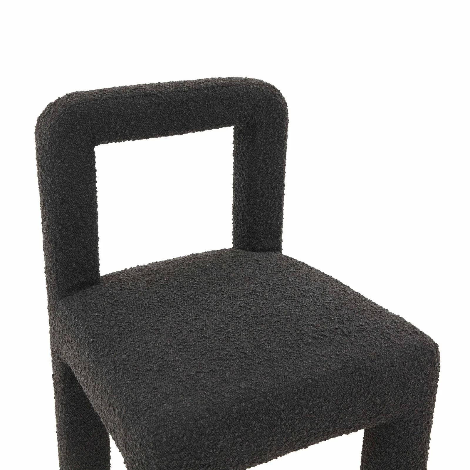 Hazel Black Boucle Dining Chair - Image 6