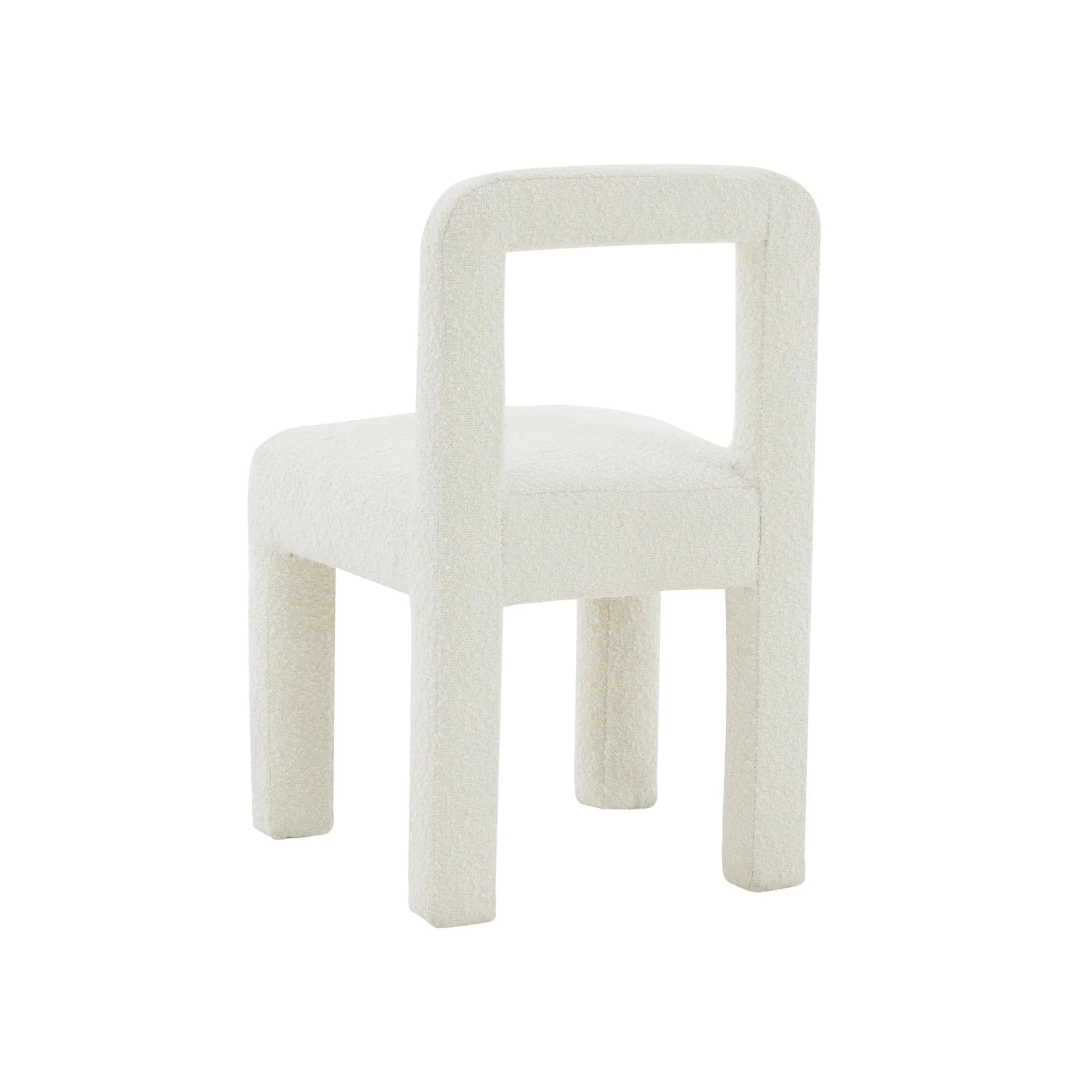 Hazel Cream Boucle Dining Chair - Image 4