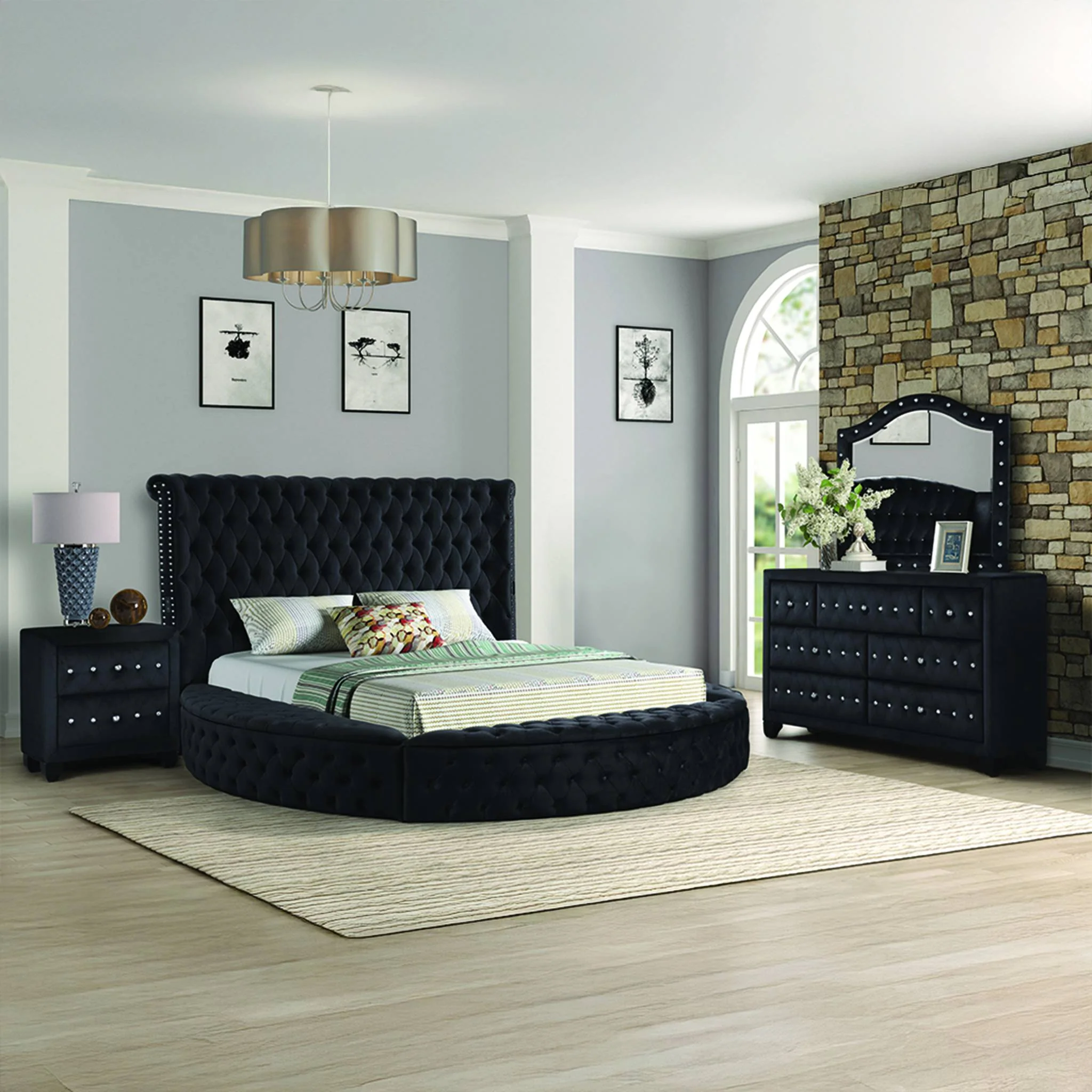 Hazel King Bed 4 Black - Image 17