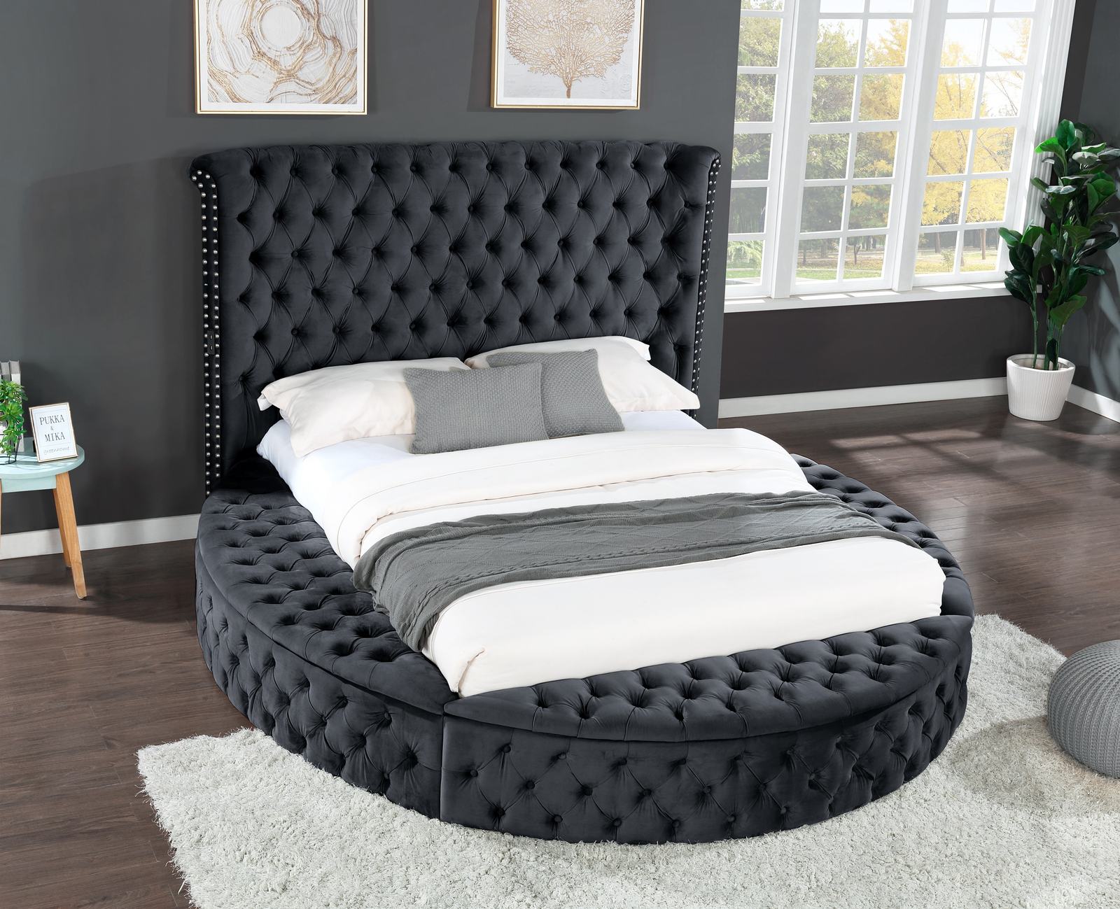 Hazel King Bed 4 Black - Image 2