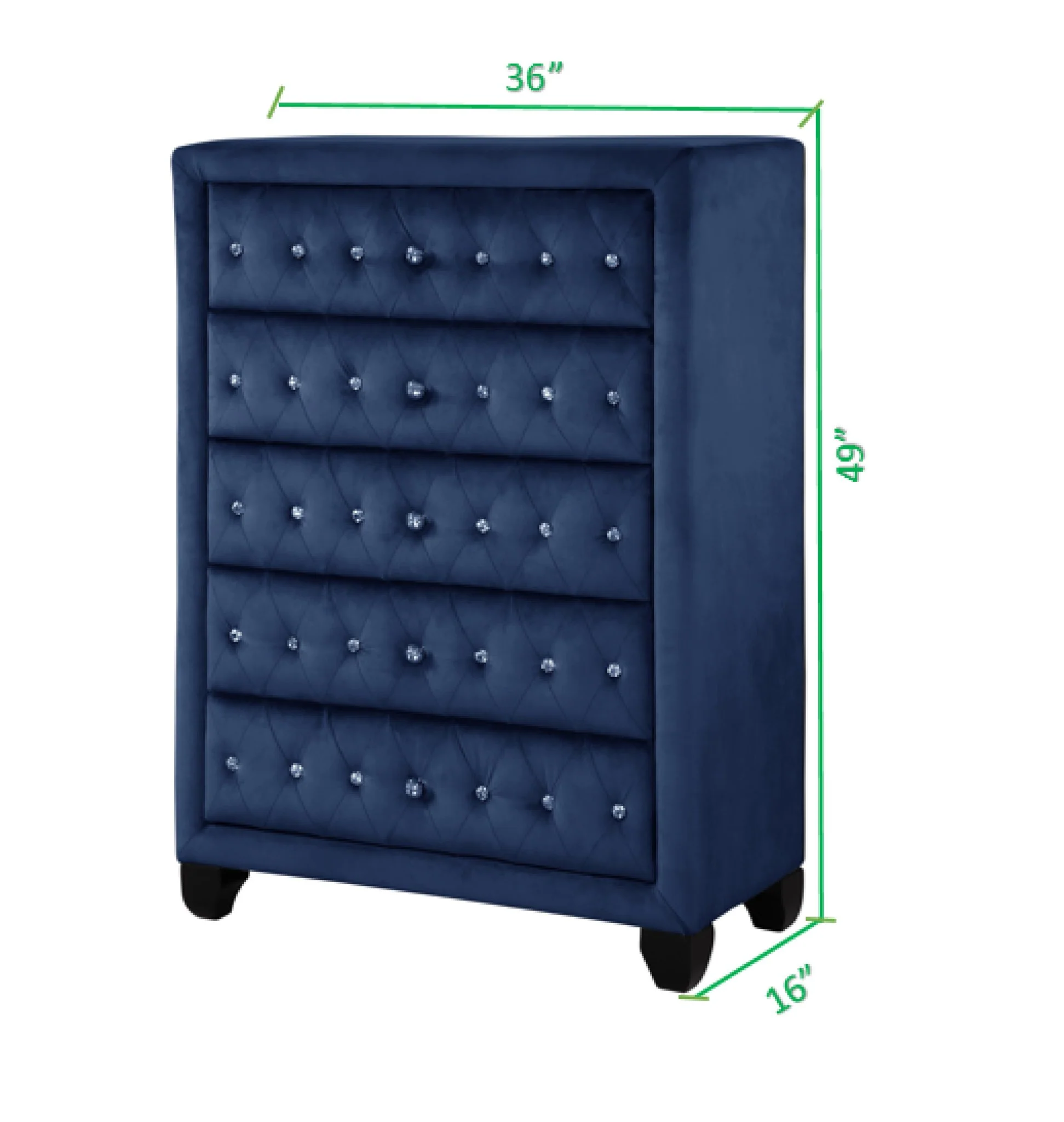 Hazel King Bed 5 Blue - Image 19