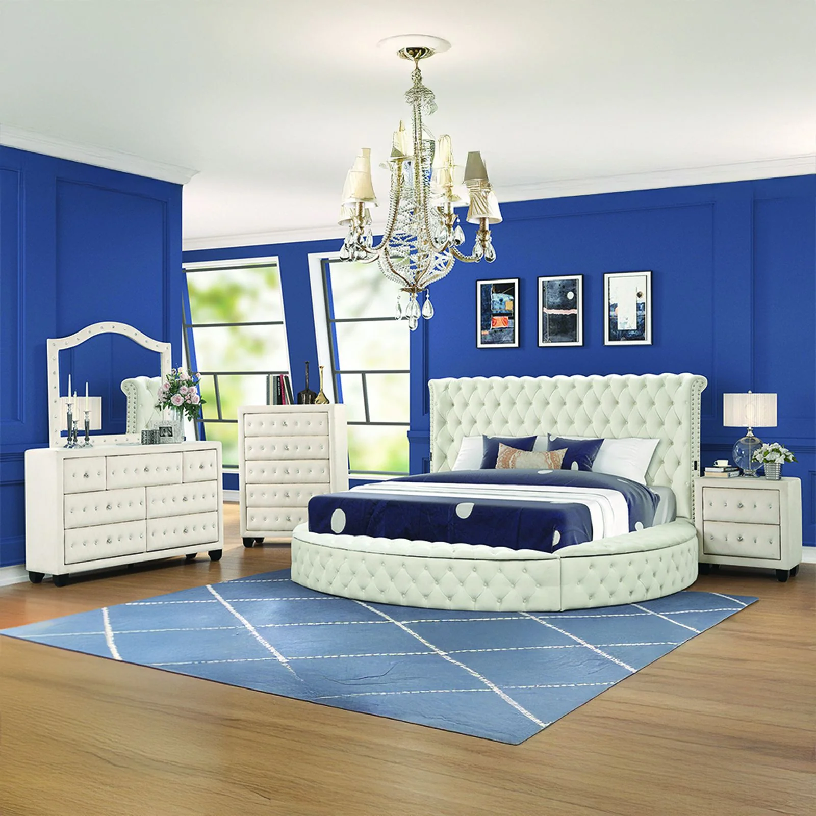 Hazel Queen Bed 5 Cream - Image 17