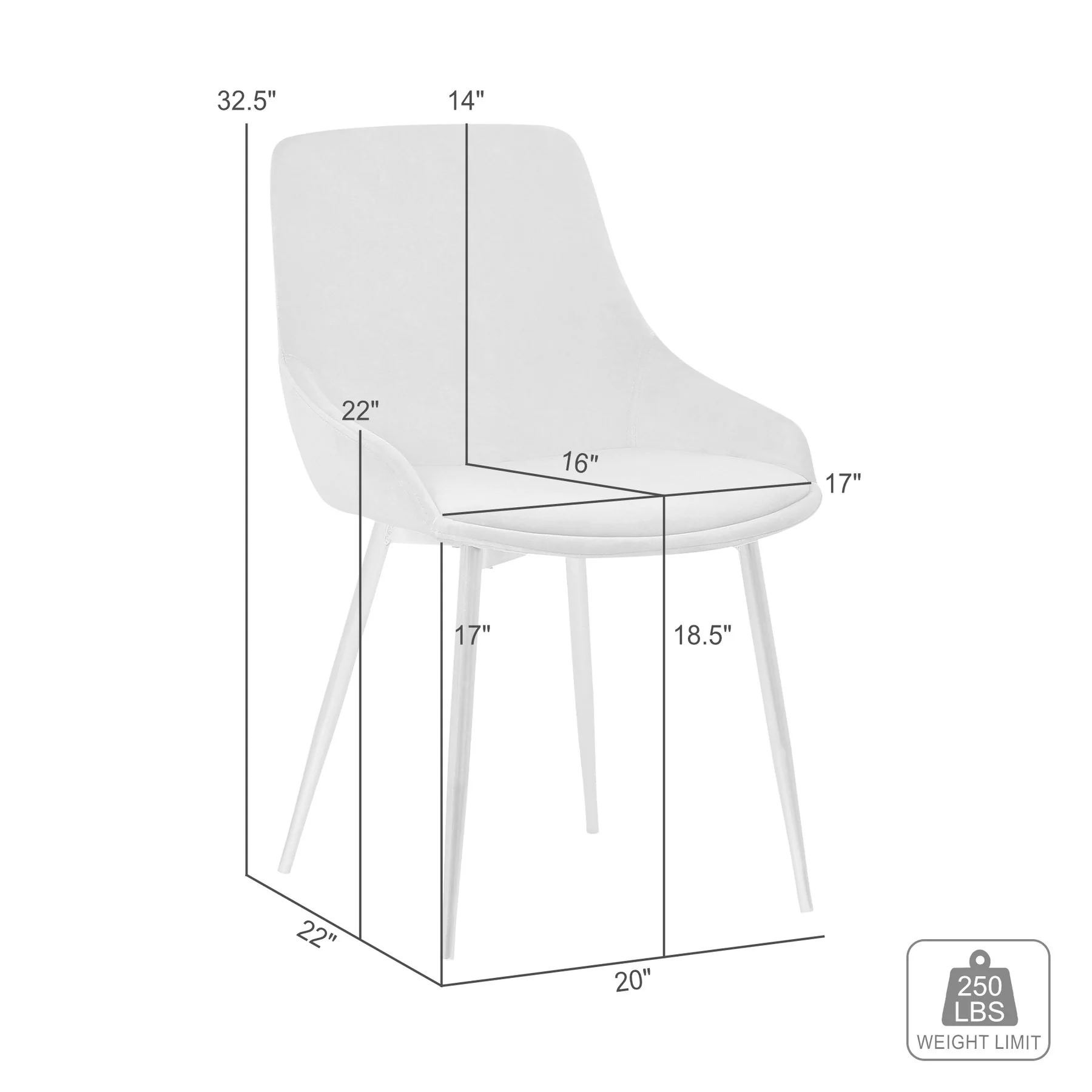 Heidi Blush Velvet Dining Accent Chair with Gold Metal Legs - Image 9