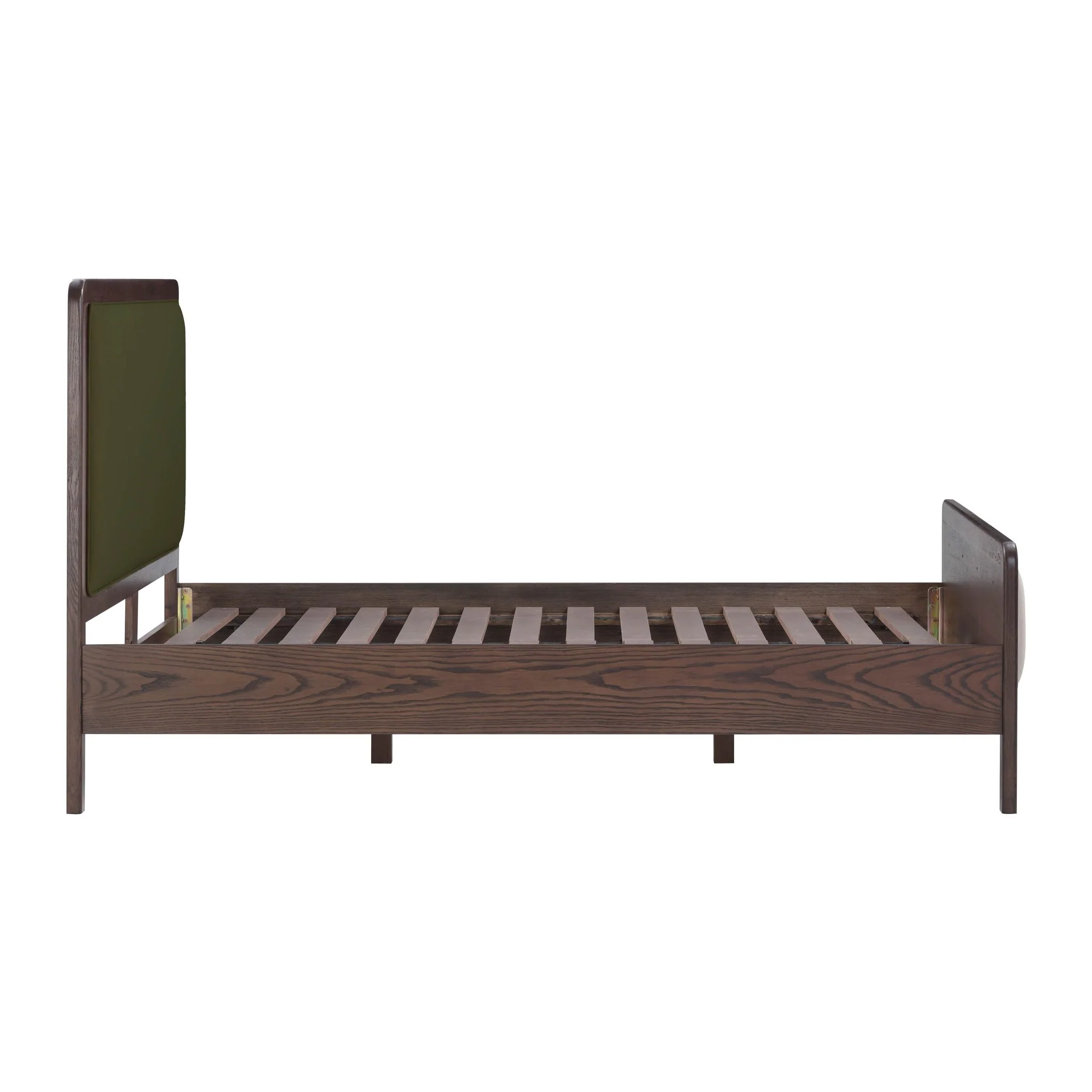 Hella Forest Green Velvet Queen Bed - Image 9