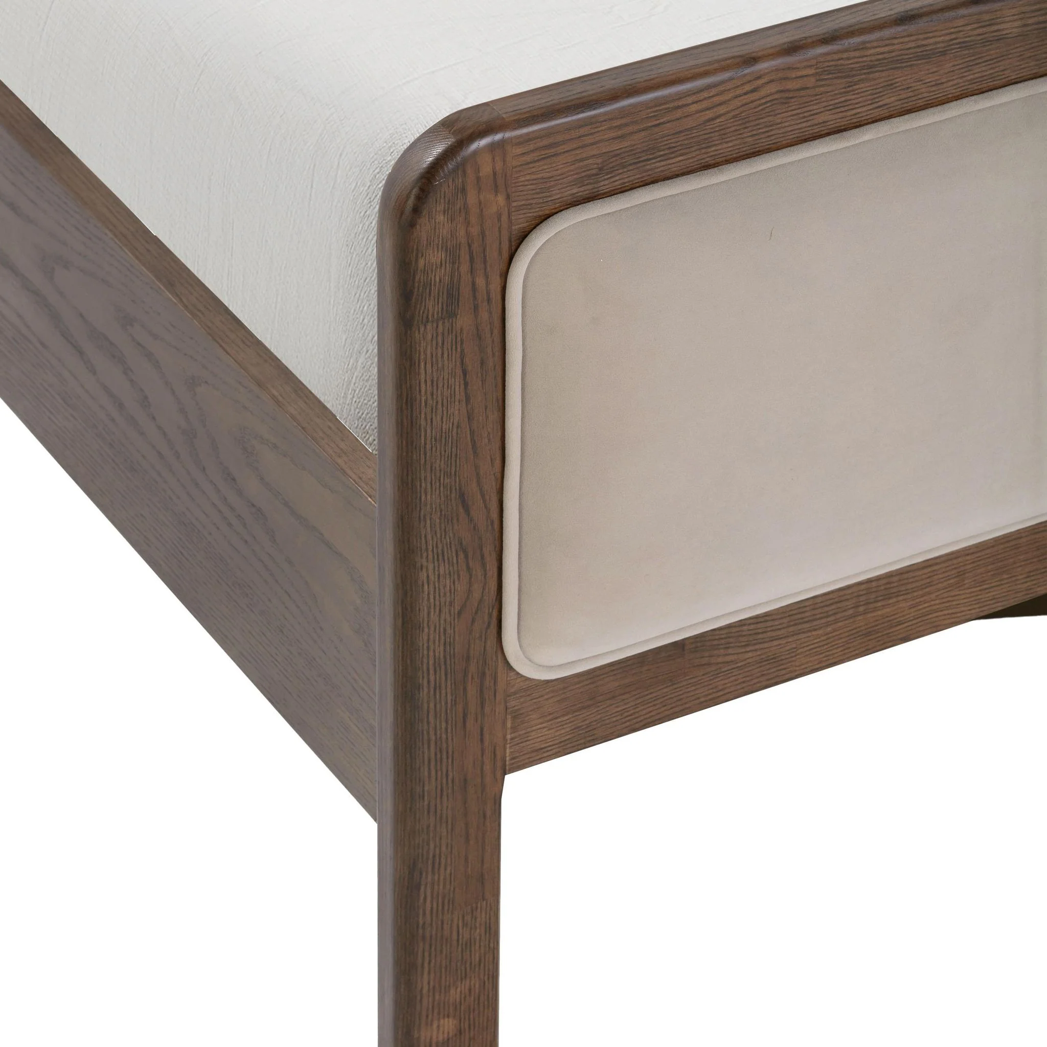 Hella Taupe Velvet King Bed - Image 6