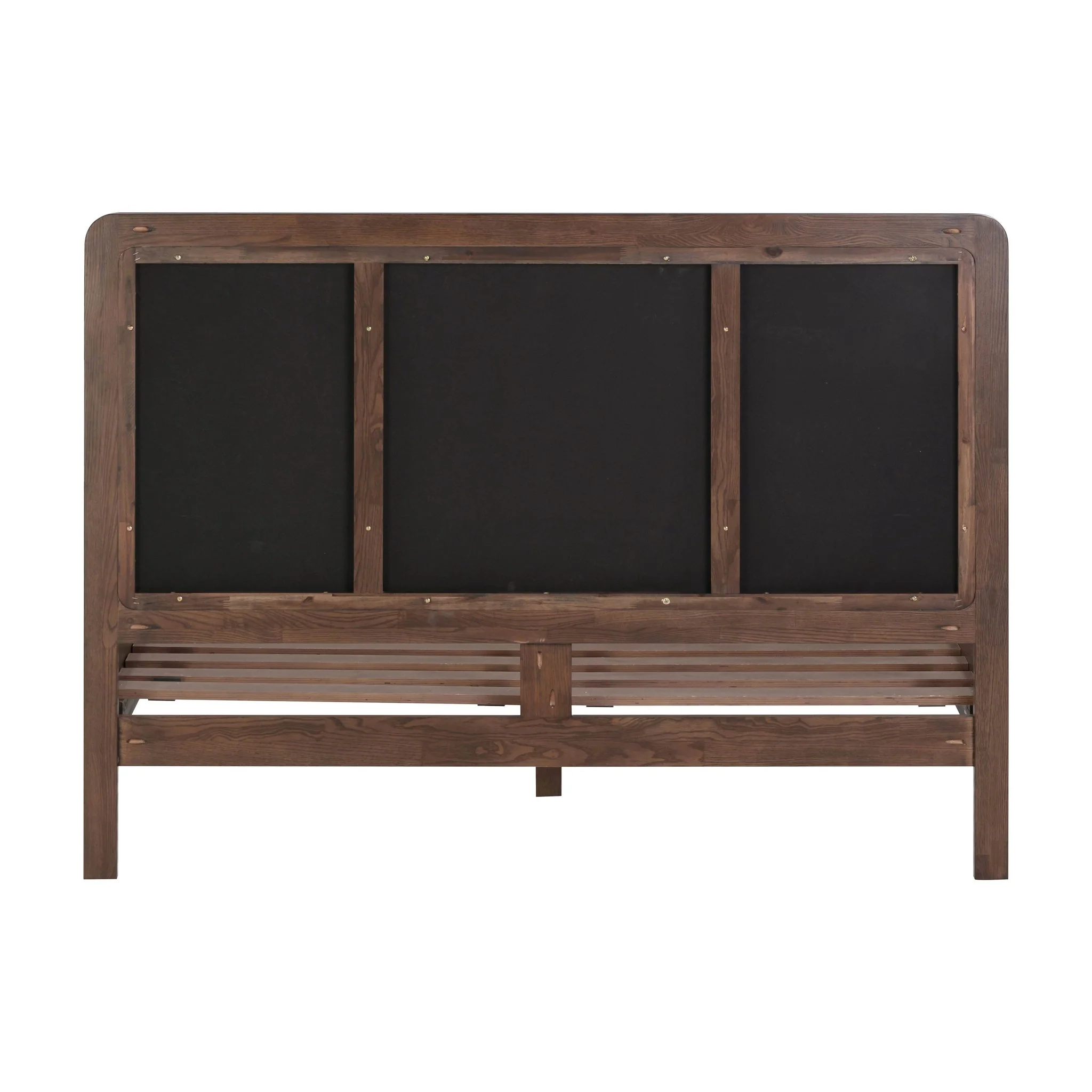 Hella Taupe Velvet Queen Bed - Image 4