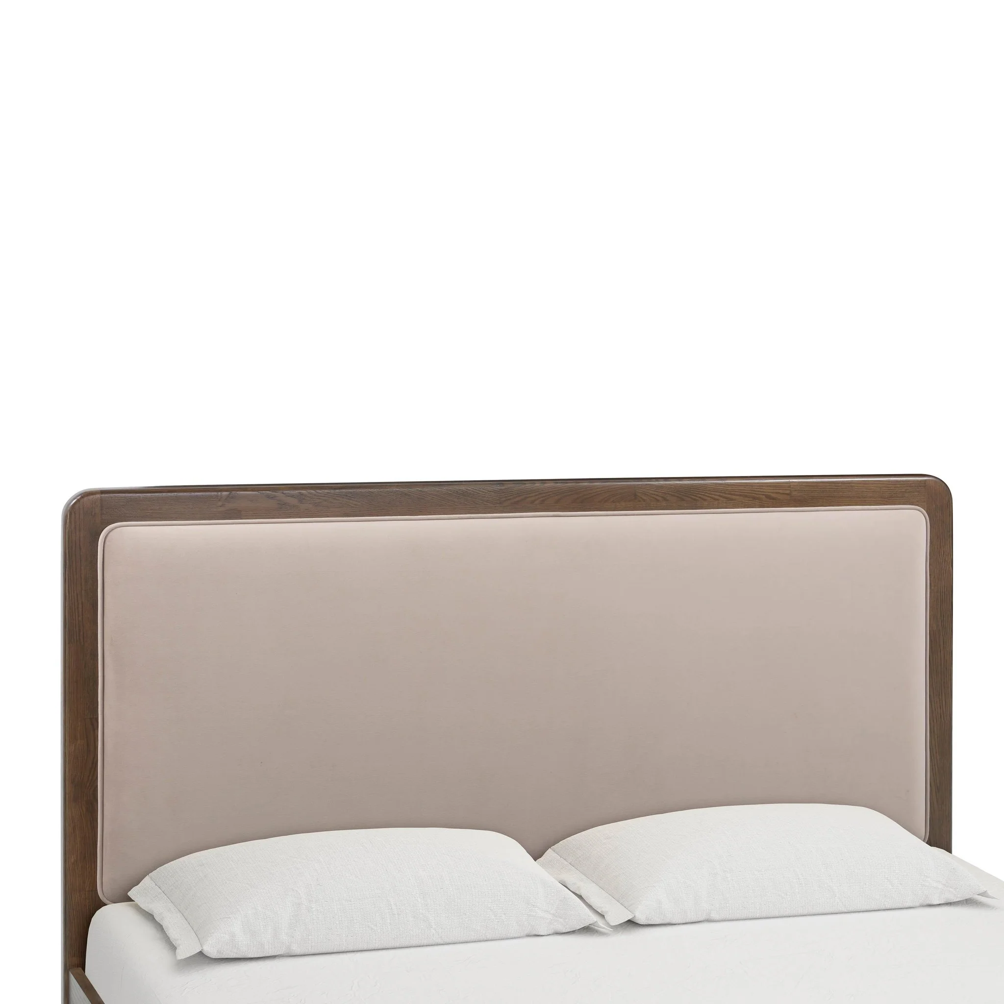 Hella Taupe Velvet Queen Bed - Image 5