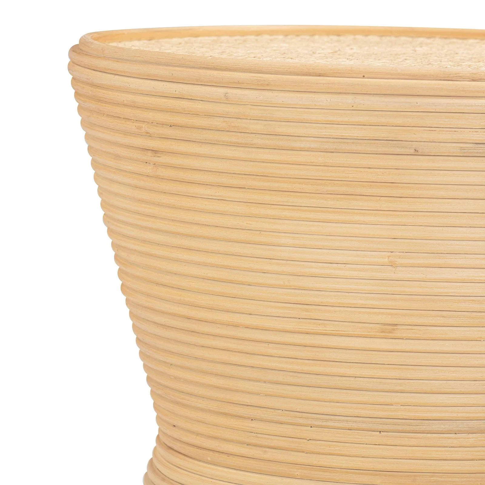 Henri Natural Rattan Side Table - Image 4