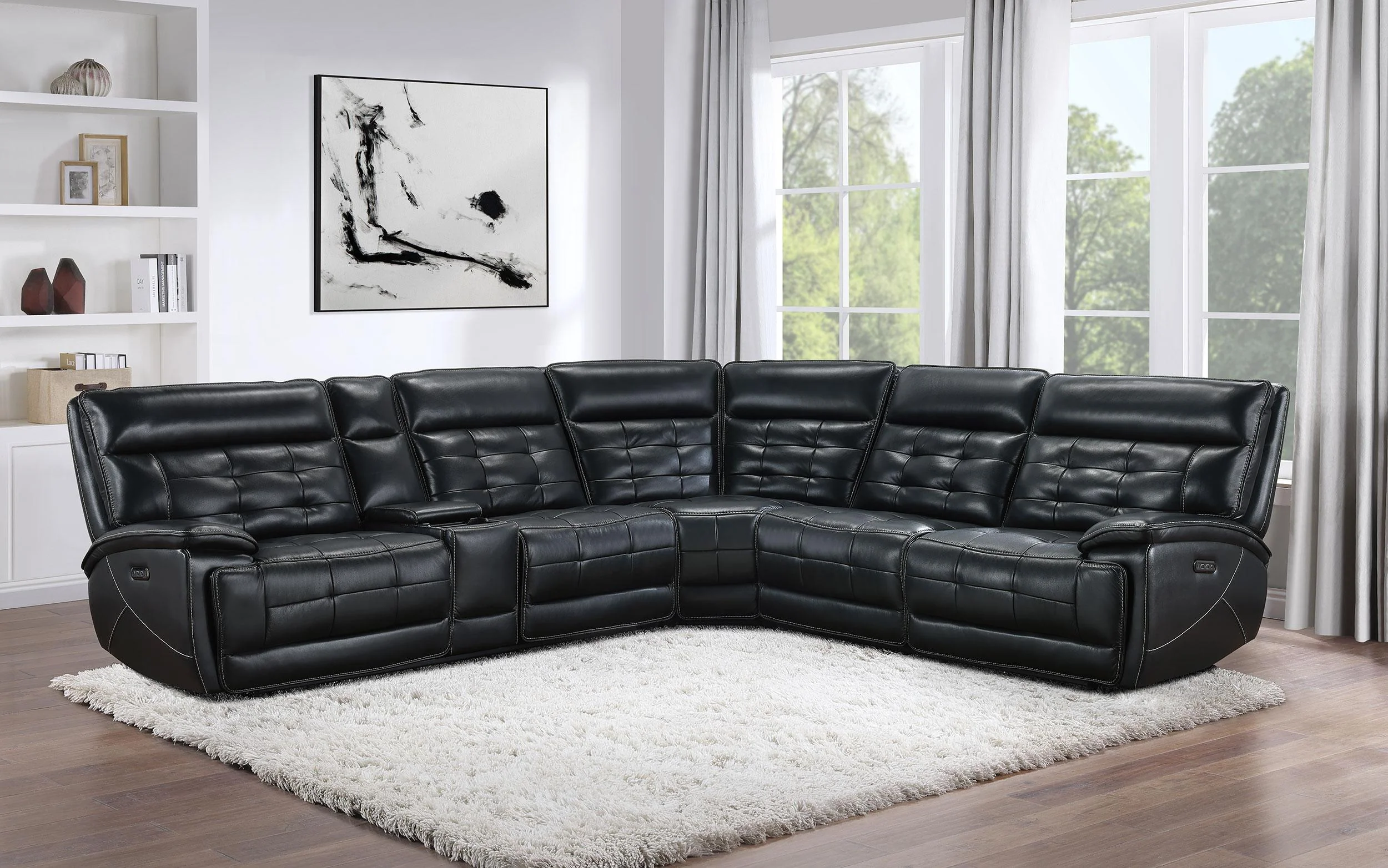 Hewitt Dual Power Reclining Sectional - Image 2