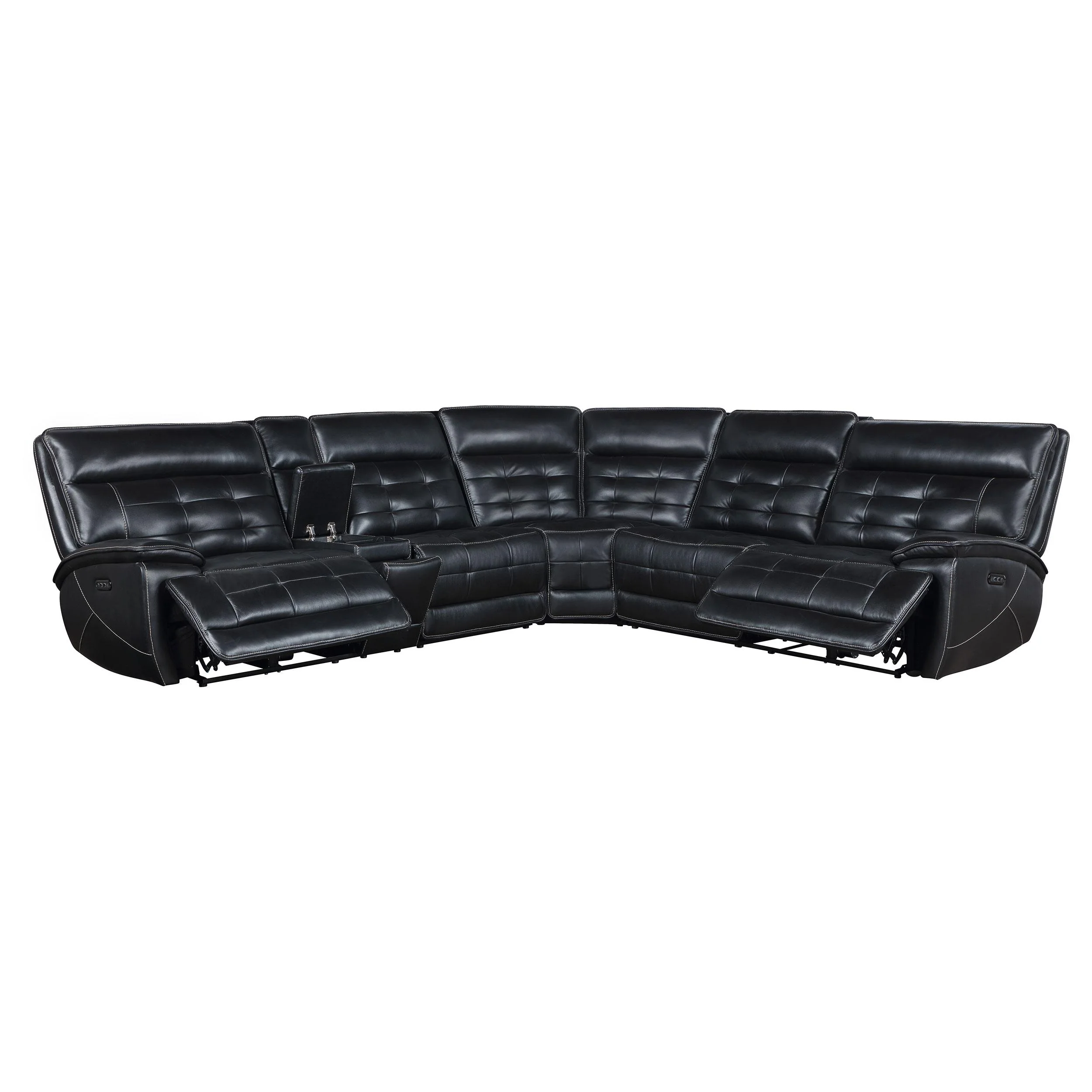 Hewitt Dual Power Reclining Sectional - Image 4