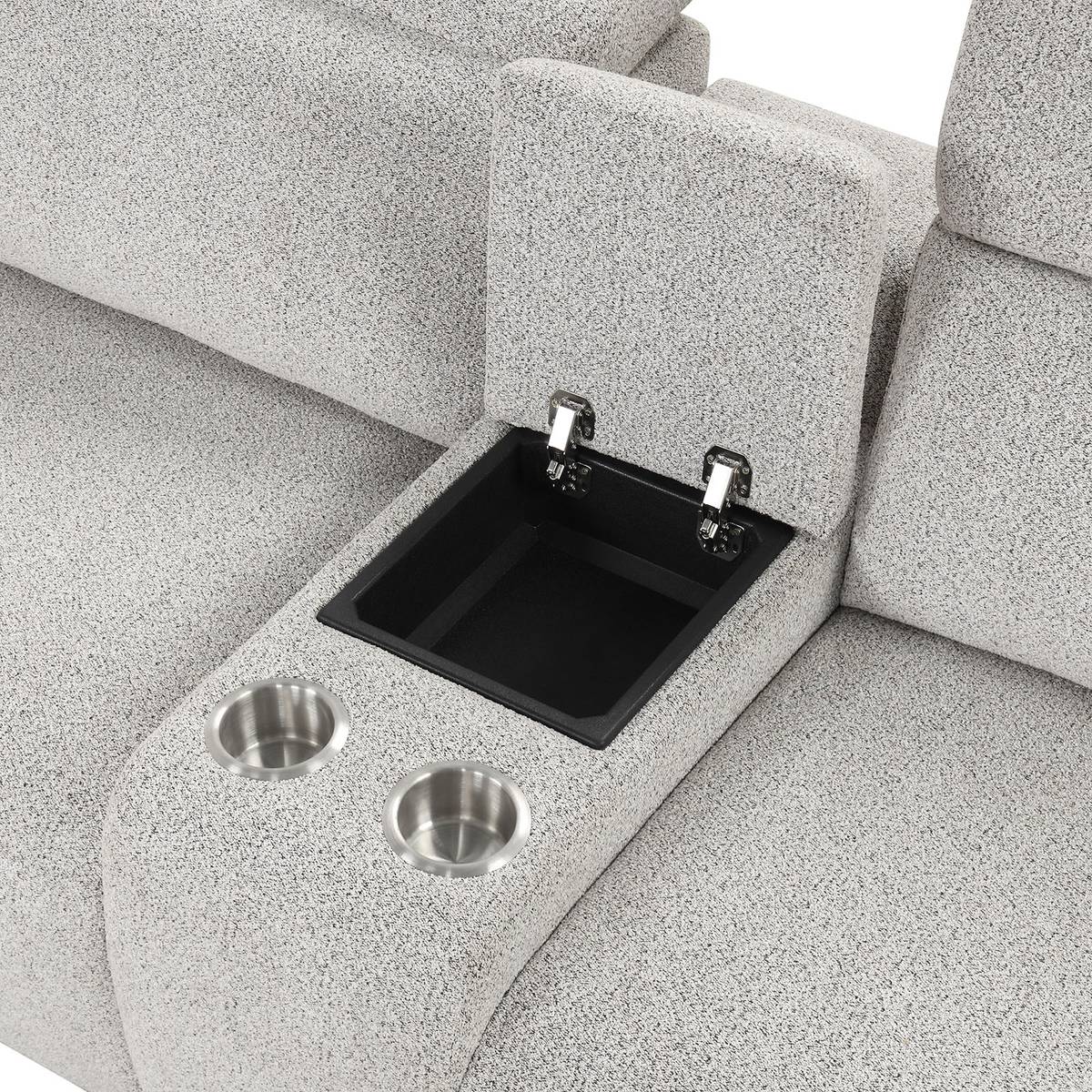 Hieronimus Power Sectional, Light Gray - Image 5