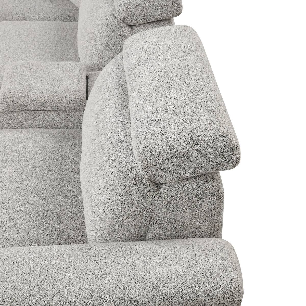 Hieronimus Power Sectional, Light Gray - Image 7