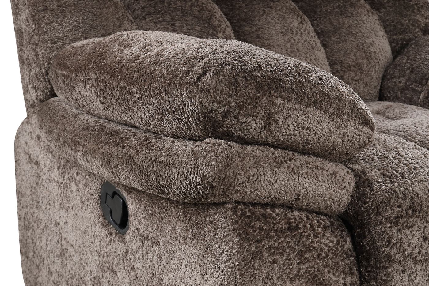 Hieronymus Manual Sofa, Dark Brown - Image 4
