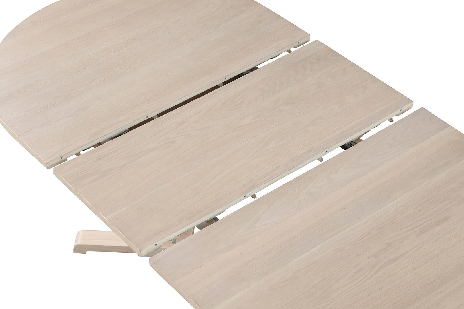 Hines Oval Dining Table, Natural w/ Leaf, White Oak - Image 5