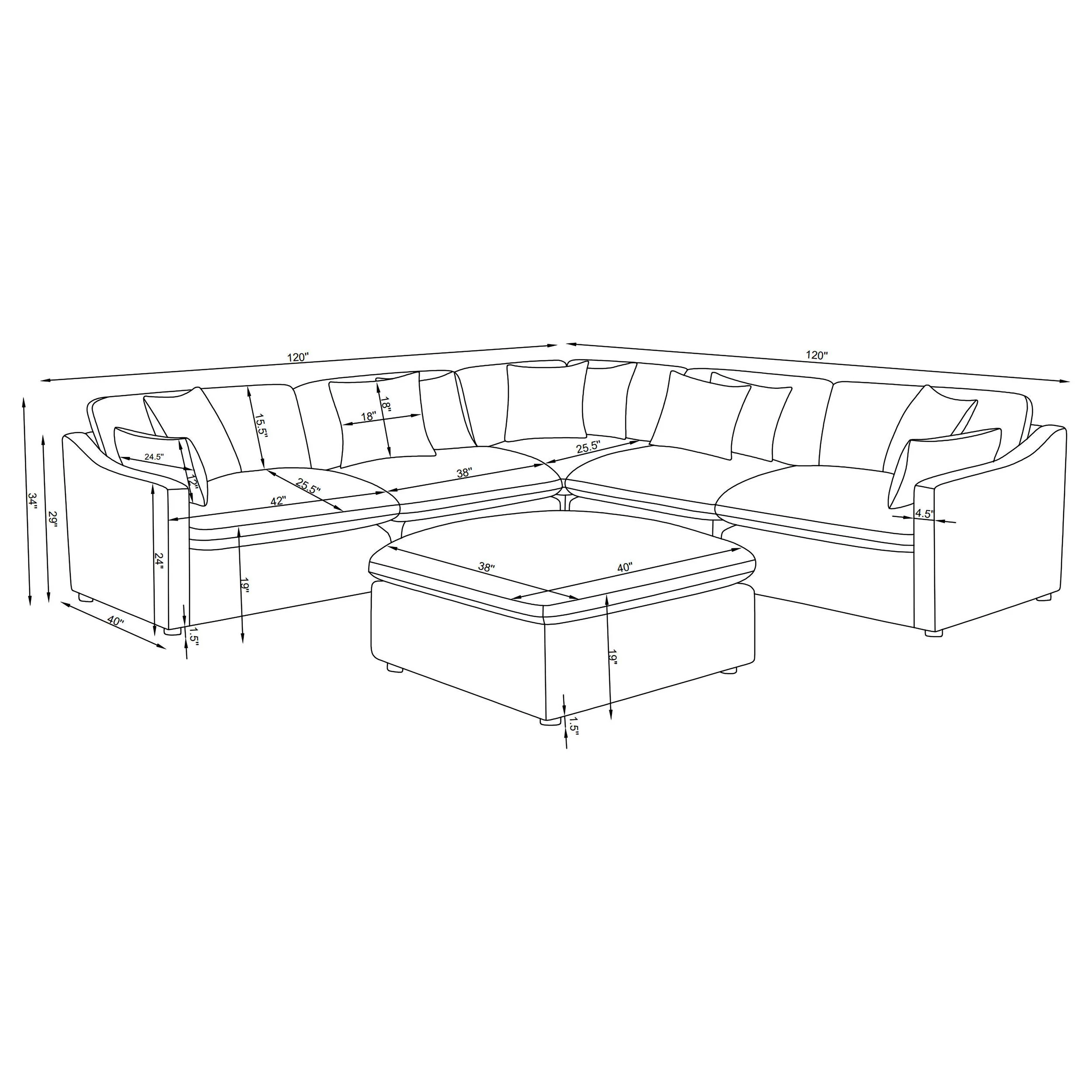 Hobson Modular Sectional Sofa - Image 12